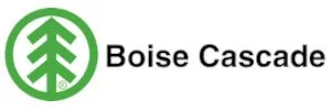 Boise Cascade logo with green tree symbol and text