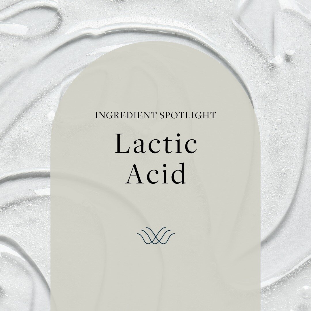 Let's talk skincare! 🫧✨⁠
⁠
Ingredient spotlight: Lactic Acid⁠
⁠
Lactic Acid is a key ingredient to include in your skincare routine and can help with a host of skin issues. Swipe to discover more about this magic ingredient and where you can find it
