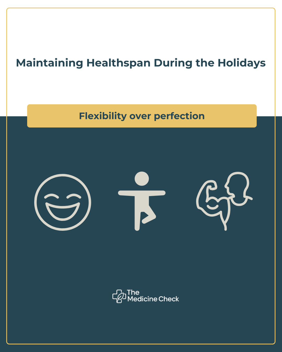 Maintaining Healthspan During the Holidays: Flexibility Over Perfection