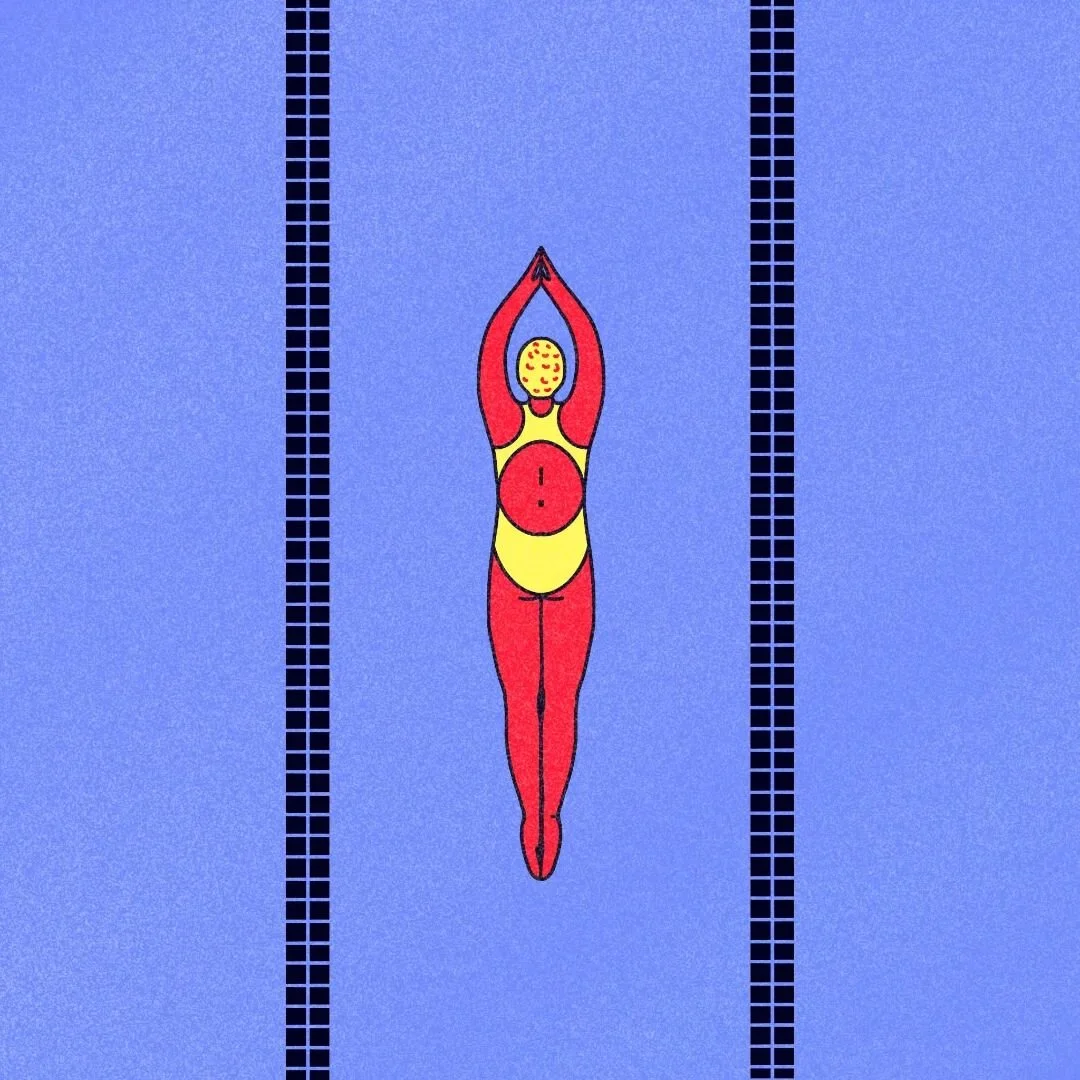 05.05.22
Longueur
D&eacute;fi Jolimai

#jolimai2022 #longueur #illustrationlongueur #pool #swimmingpool #swimmingpoolillustration #illustration #swimming #manondenys #swimmingillustration #yellow #red #swimsuit #swimmingcap #illustratorinparis #pooli