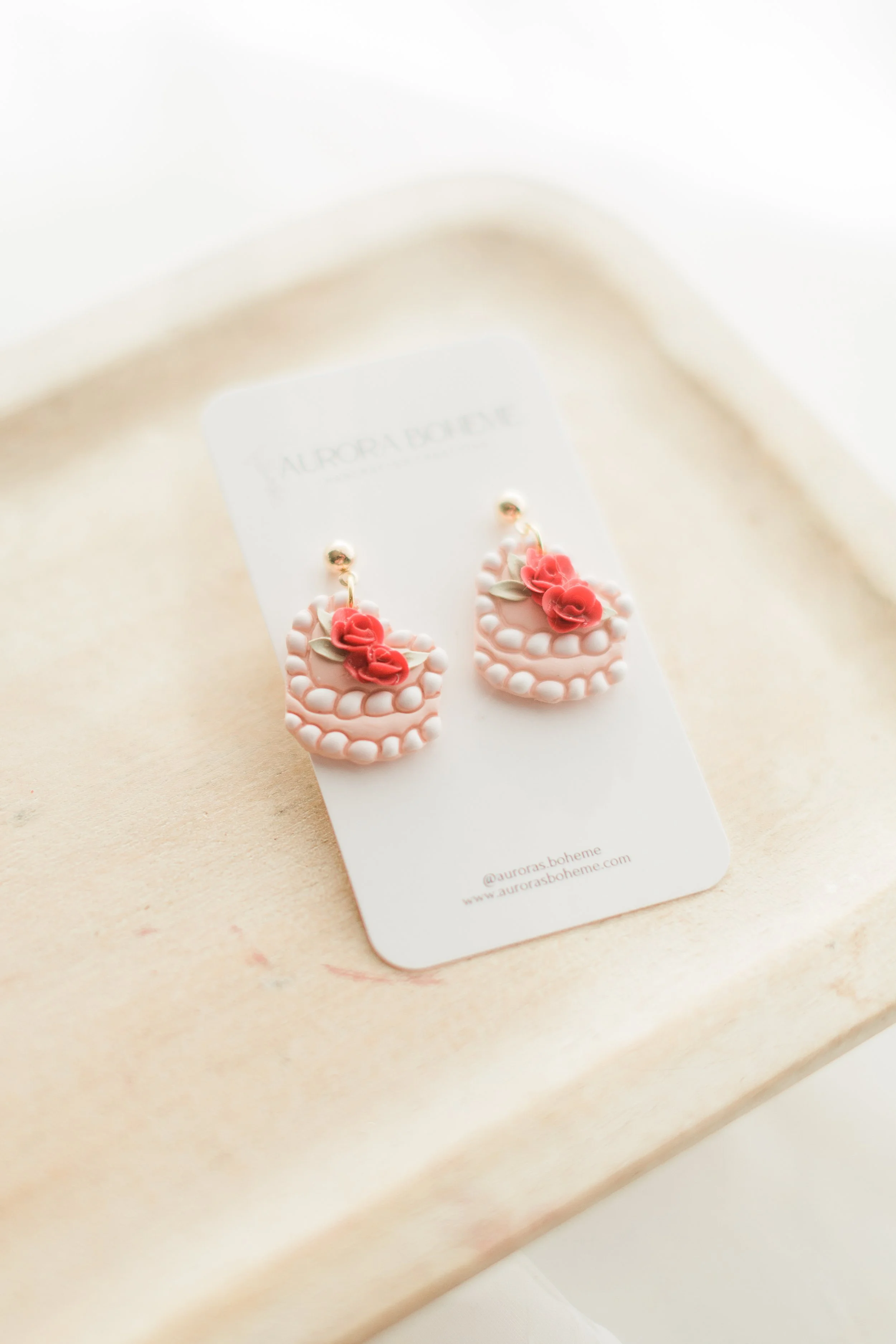 Heart Cake & Flowers