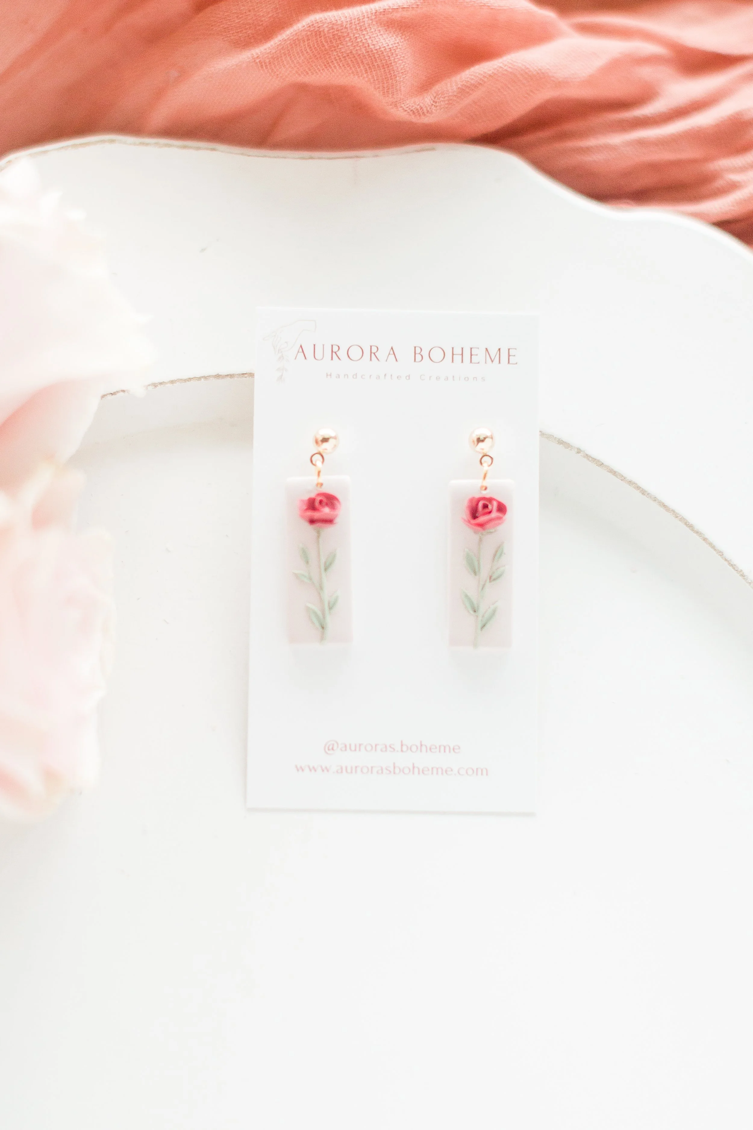 Be Mine - Floral Dangle