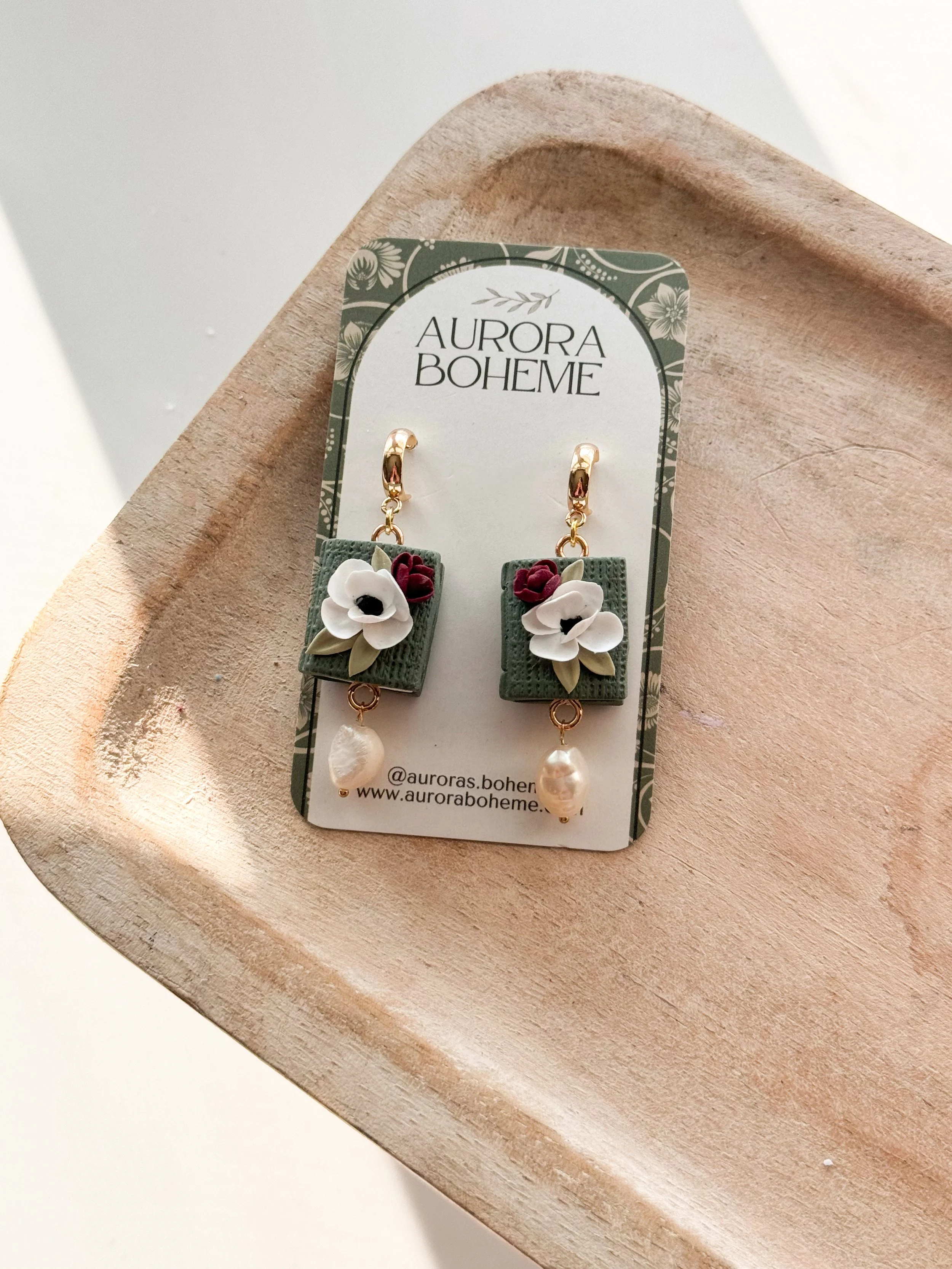 Floral Book & Pearl