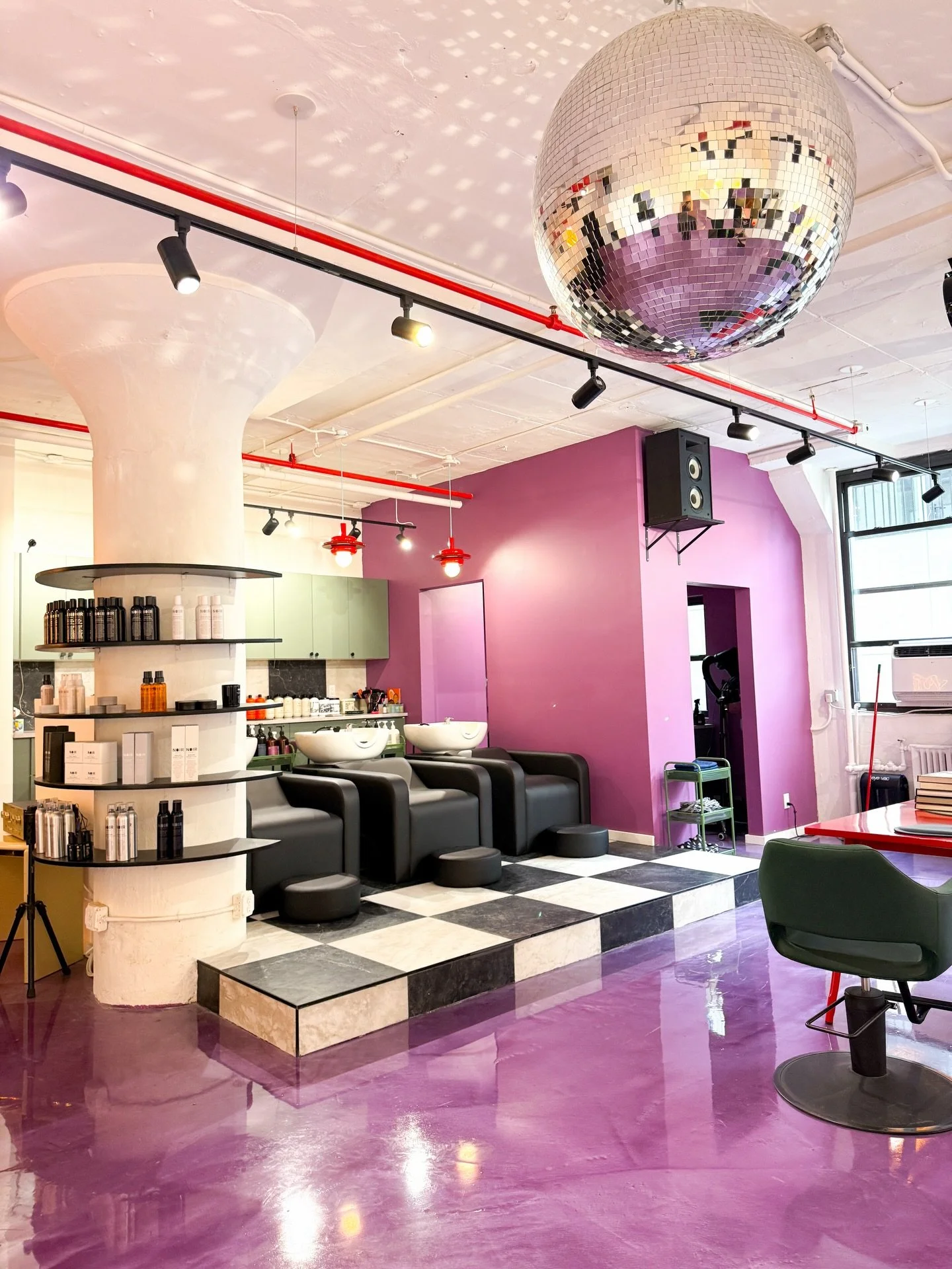 Life&rsquo;s better in full color. 🌈🪩

Fresh space. Fresh hair. Same disco energy.

Whether you&rsquo;re here for a bold new color, a razor cut, a chic bob, or a perfectly undone shag, we&rsquo;ve created a space where great hair and good vibes go 