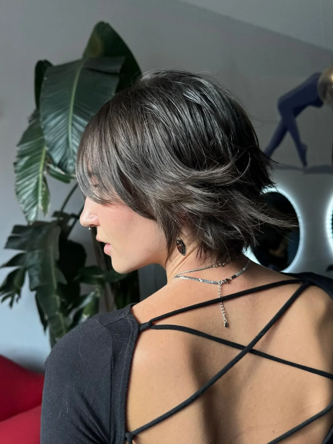 brunette pixie