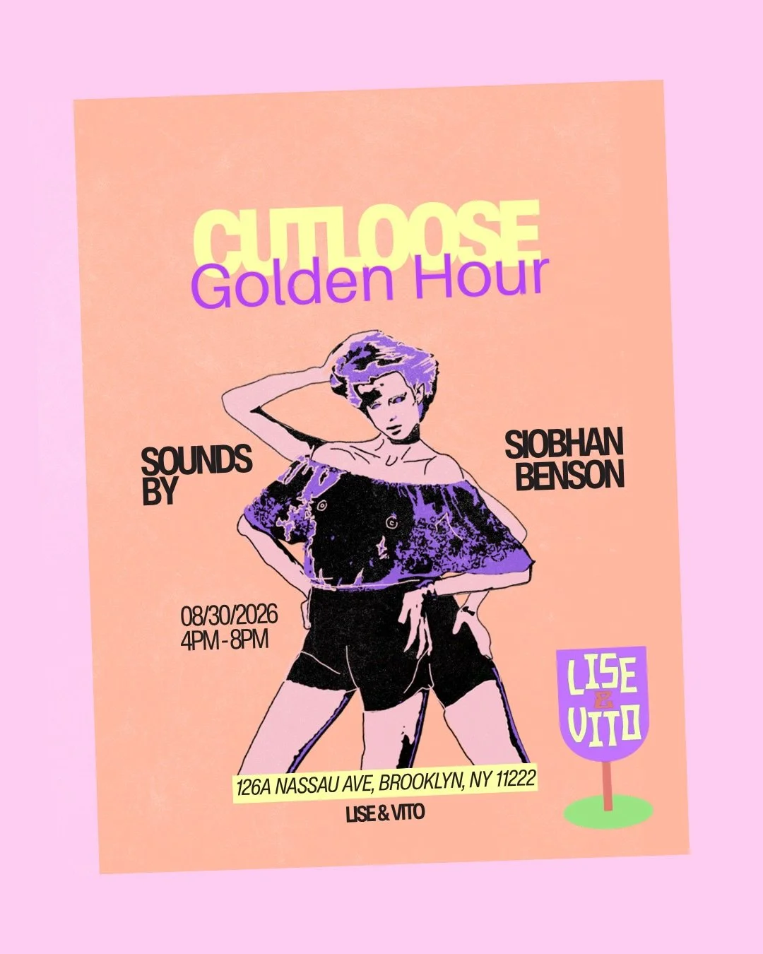 Golden hour calls for good wine and great tracks. 🍷🪩

Join CutLoose owner and DJ Siobhan Benson this Sunday at Lise &amp; Vito from 4&ndash;8 PM for a late afternoon set, natural wine, and Sunday vinyl vibes. Come hang, grab a glass, and wind down 