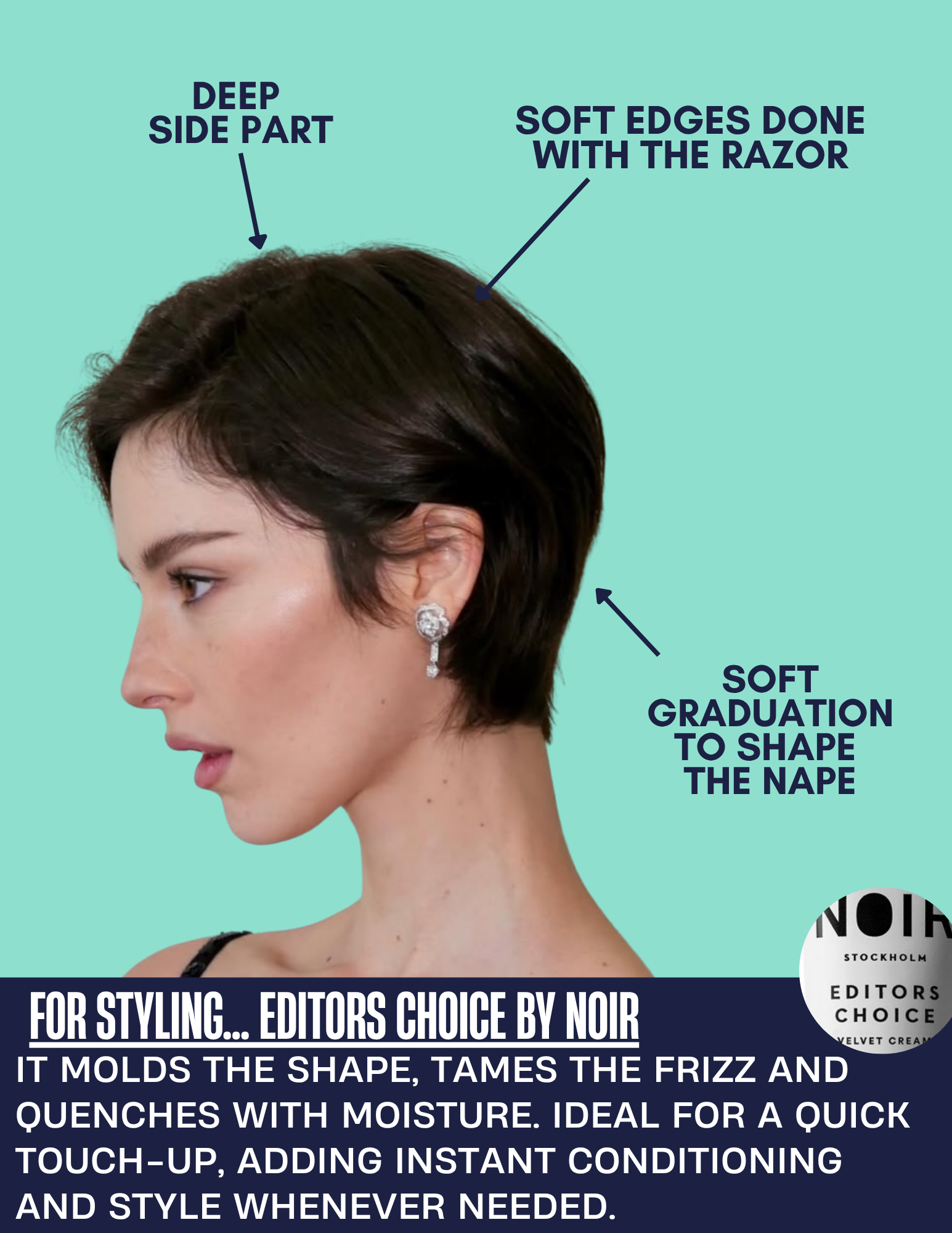 Textured pixie cut inspired by Gracie Abrams cut in Brooklyn New York by precision stylists