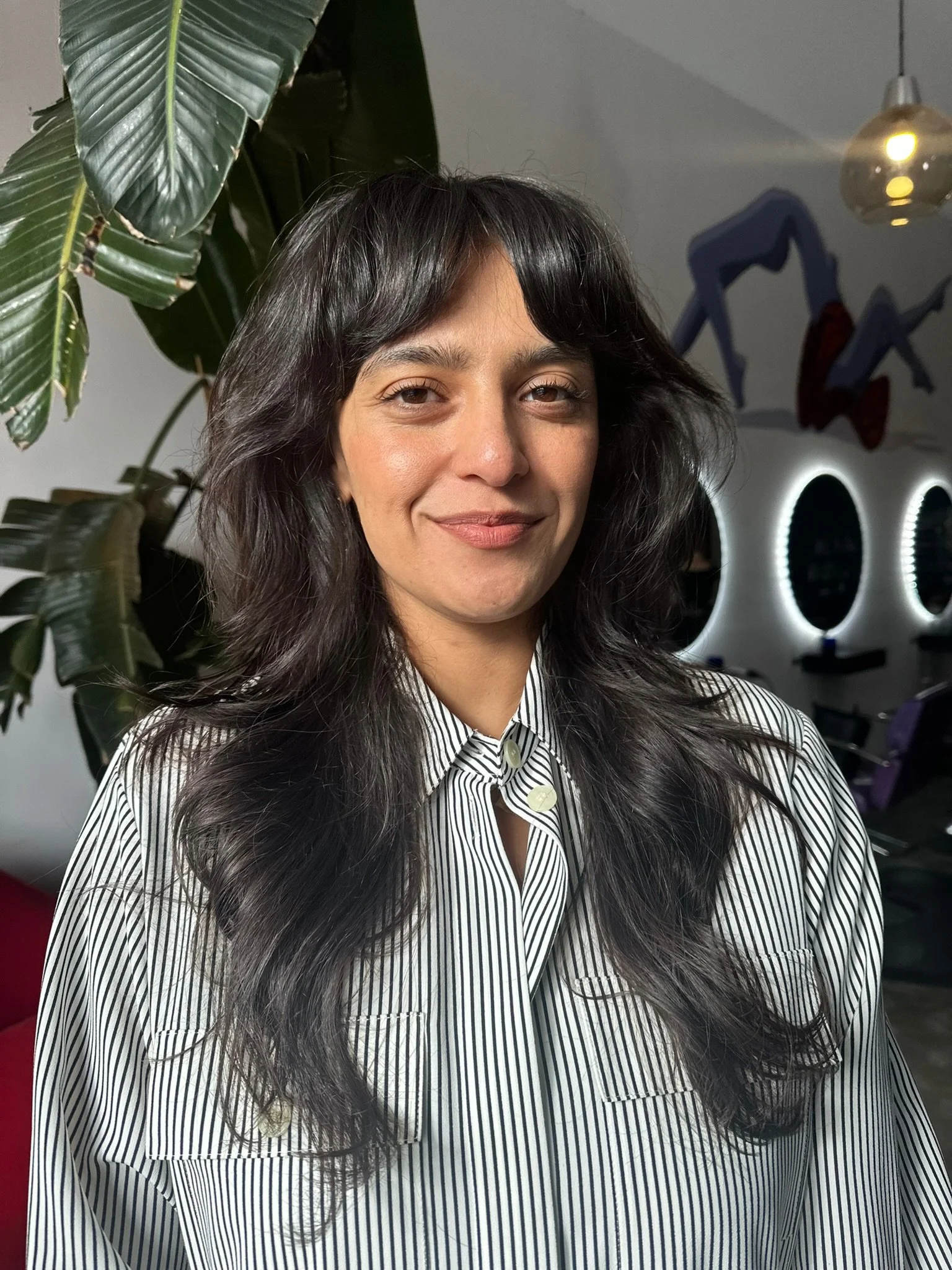 soft shag haircut, shag haircut in Greenpoint Brooklyn, long shag haircut