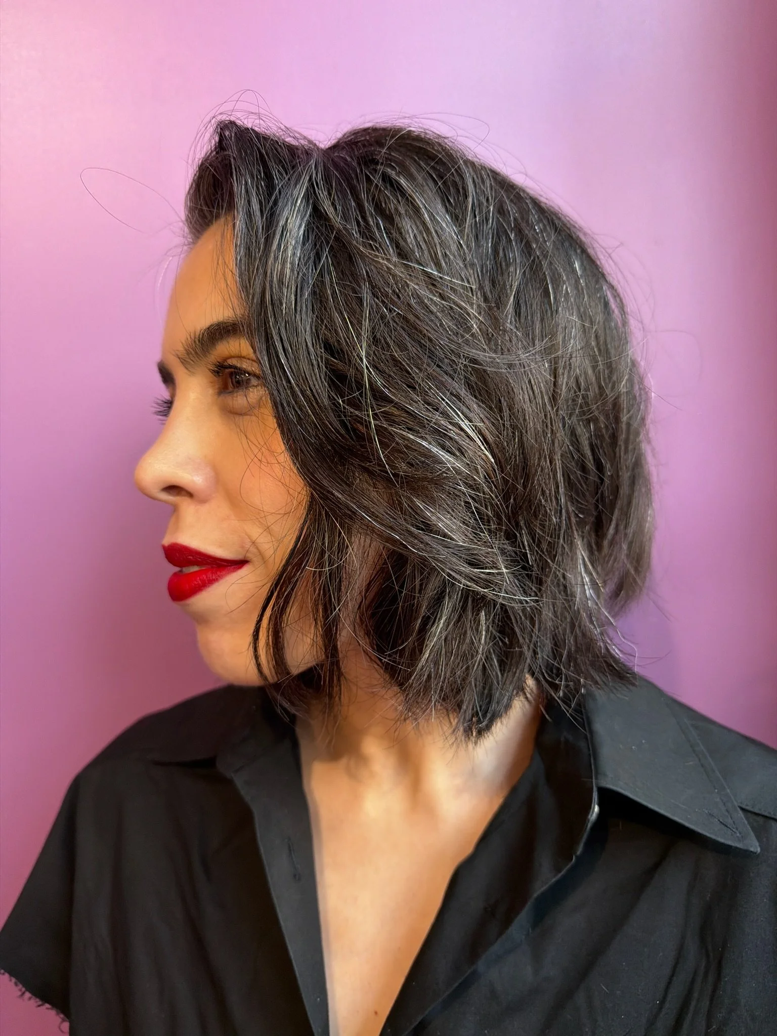 italian bob haircut in brooklyn