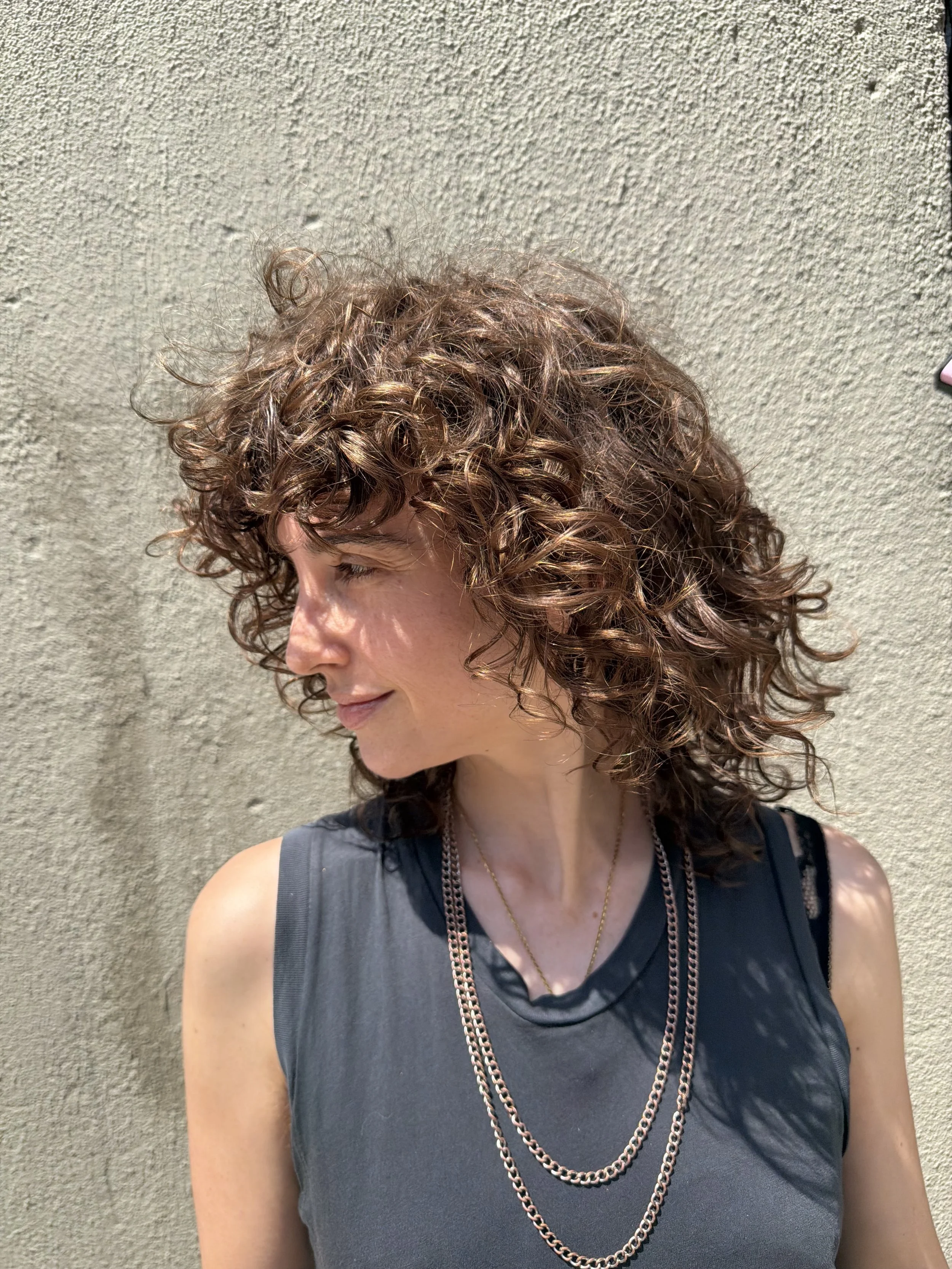 Curly Razor Haircut Transofrmation, CutLoose BK, Brooklyn Salon,