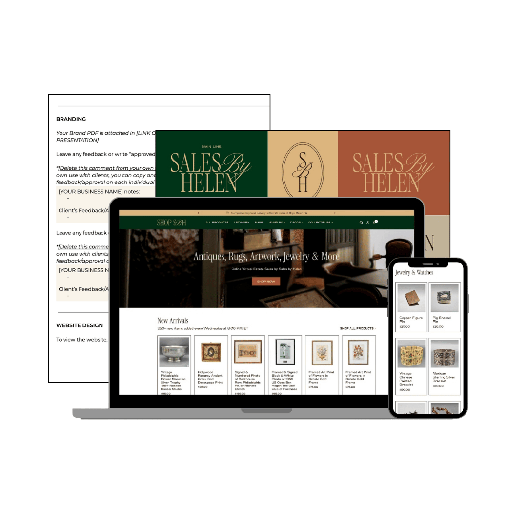 Full service project process image examples