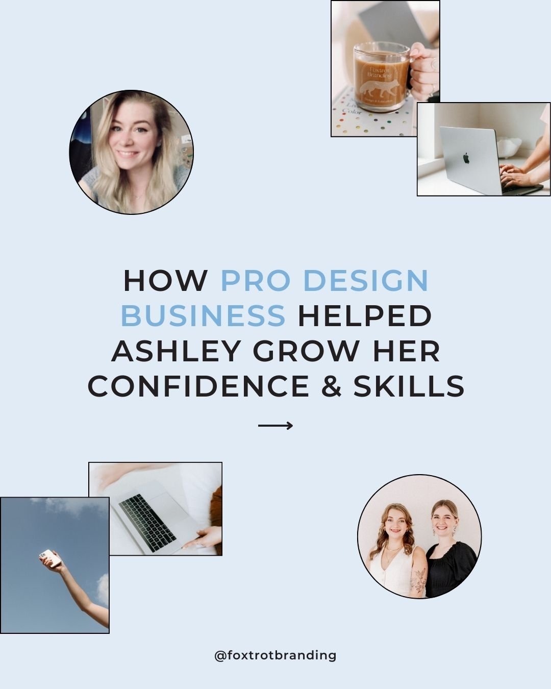 We asked Pro Design Business member, Ashley, about how the course and coaching calls impacted her business and life...

Swipe to see what Ashley had to say about how the course helped give her the confidence boost and skill level-up she needed in her
