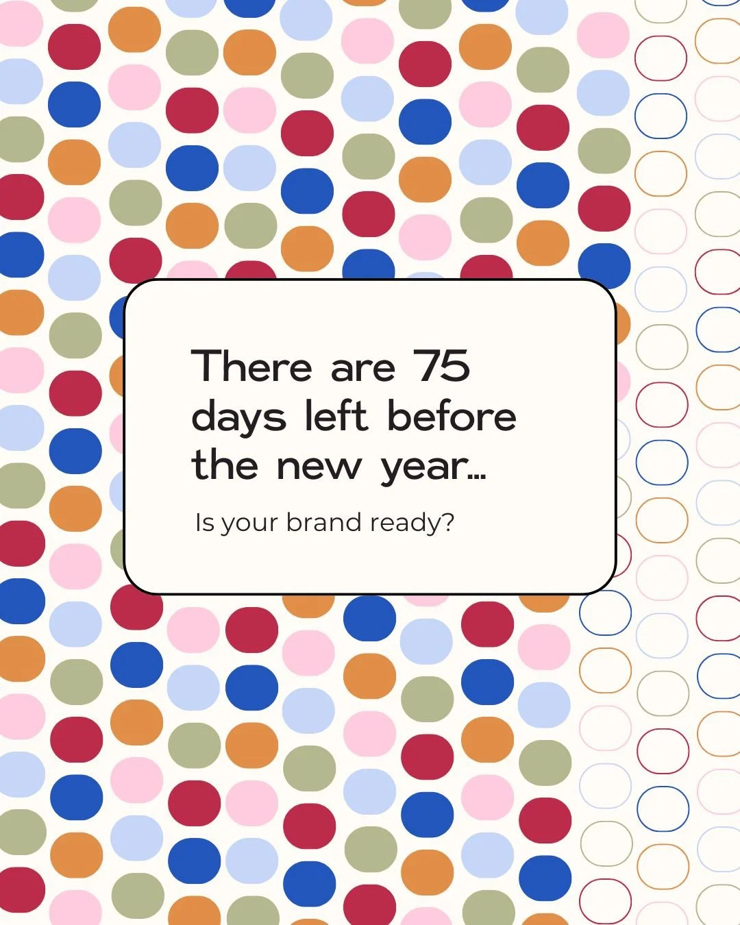 2026&rsquo;s &ldquo;New year, new me&rdquo; is your chance to step into a brand that *actually* reflects your growth, your goals, and the customers you&rsquo;re ready to attract.

Because the real glow-up is a brand and website that works for you, do