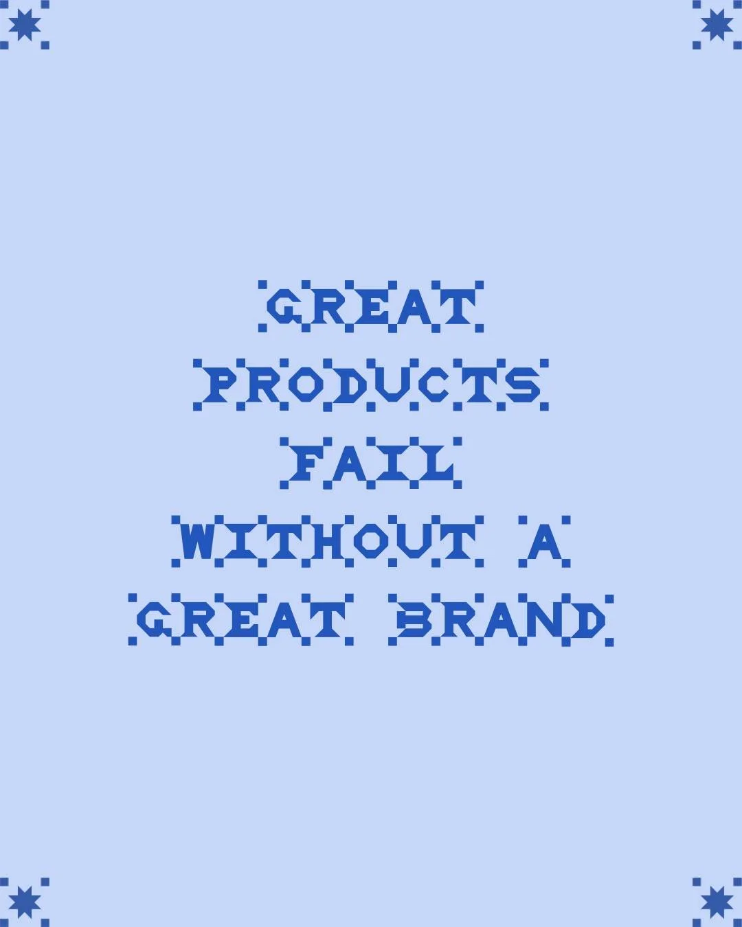 60&ndash;80% of small businesses fail because they didn't prioritize their branding. 

Not because their product wasn&rsquo;t good. Not because they didn&rsquo;t work hard enough. But because their brand didn&rsquo;t connect.

You wanna know why Chap