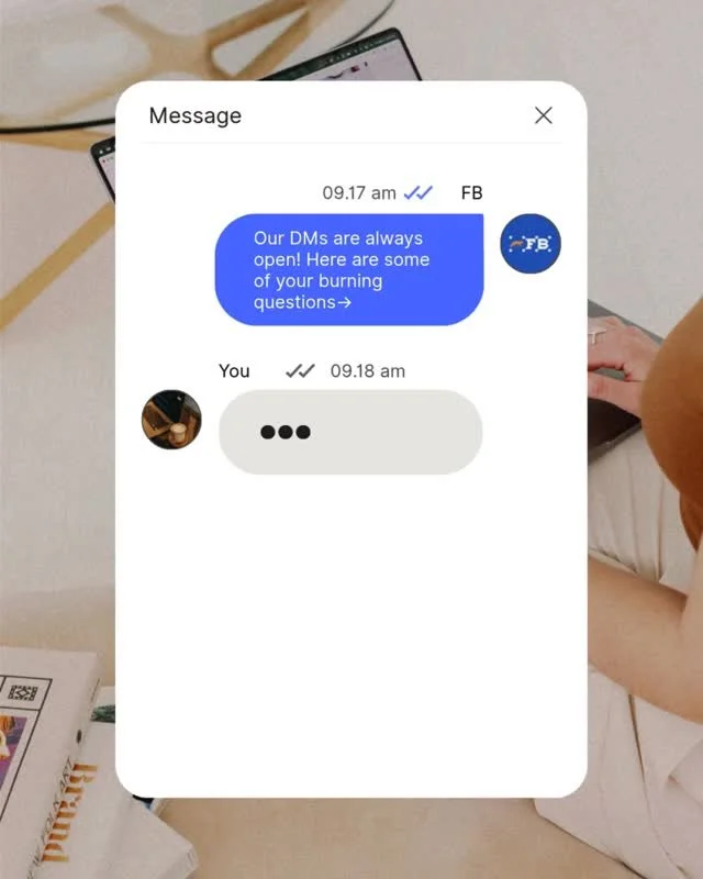 Nothing makes us happier than helping business owners like you. 🧡

So go ahead, slide into our DM's (or leave your questions down below)! 

#brandpositioningstrategy #designagencylife #welovedesign #branding101 #brandstrategist #branddesigner #graph