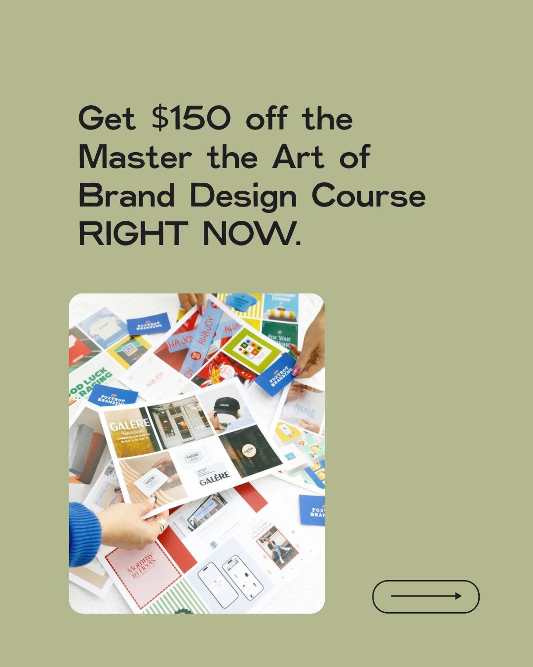 It&rsquo;s tough to scale your business when you&rsquo;re always doubting your design decisions and *this* course is your roadmap out. 👇

We built Master the Art of Design to bridge the gap between &ldquo;I have good taste&rdquo; and &ldquo;I can co