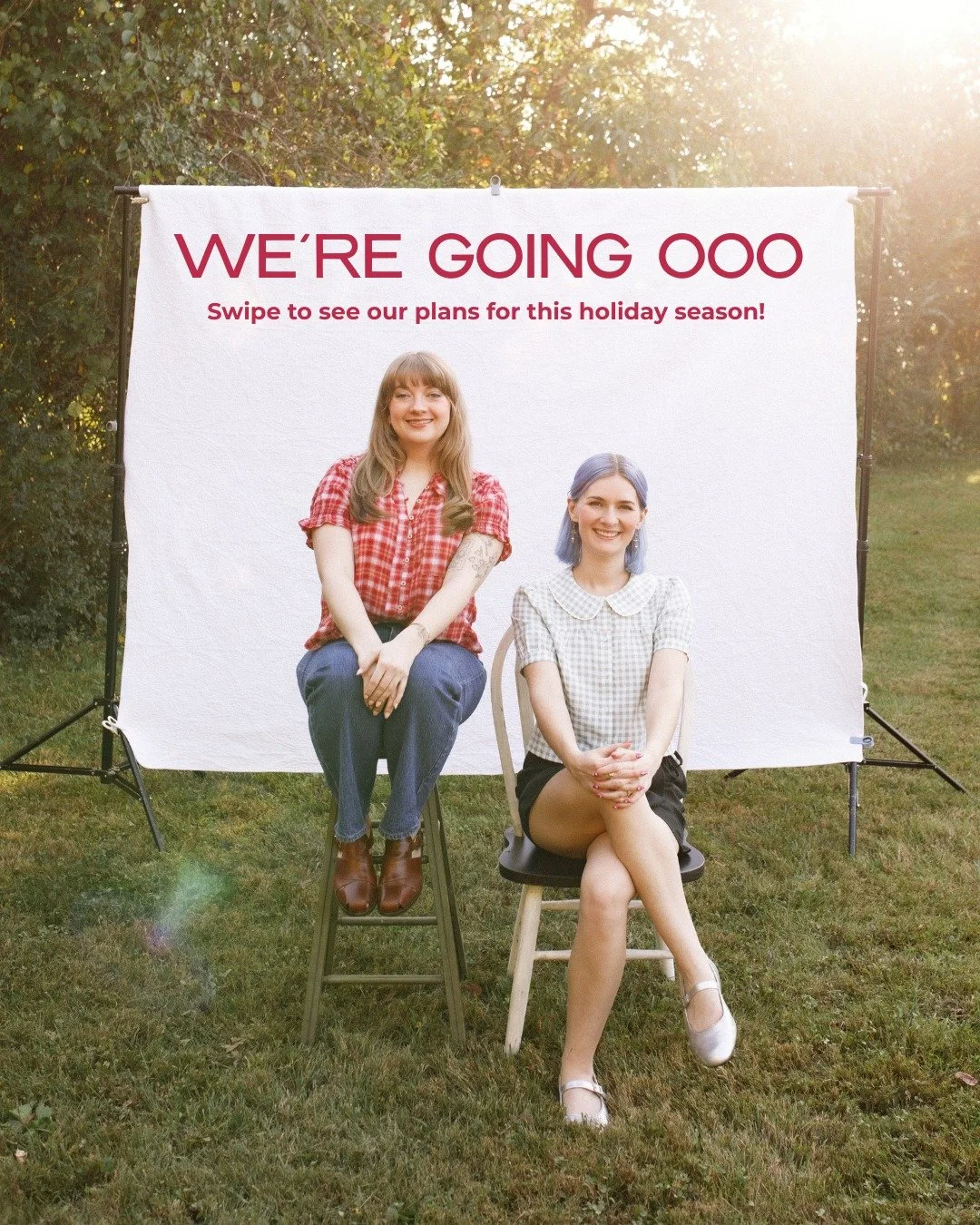 We&rsquo;re going OOO on December 15th, and honestly&hellip;
We're super excited for our annual reset!

🚗 Amanda here: I&rsquo;m packing up for a road trip back home to Tennessee, where I get to slow down, be with family, and join my friends for our