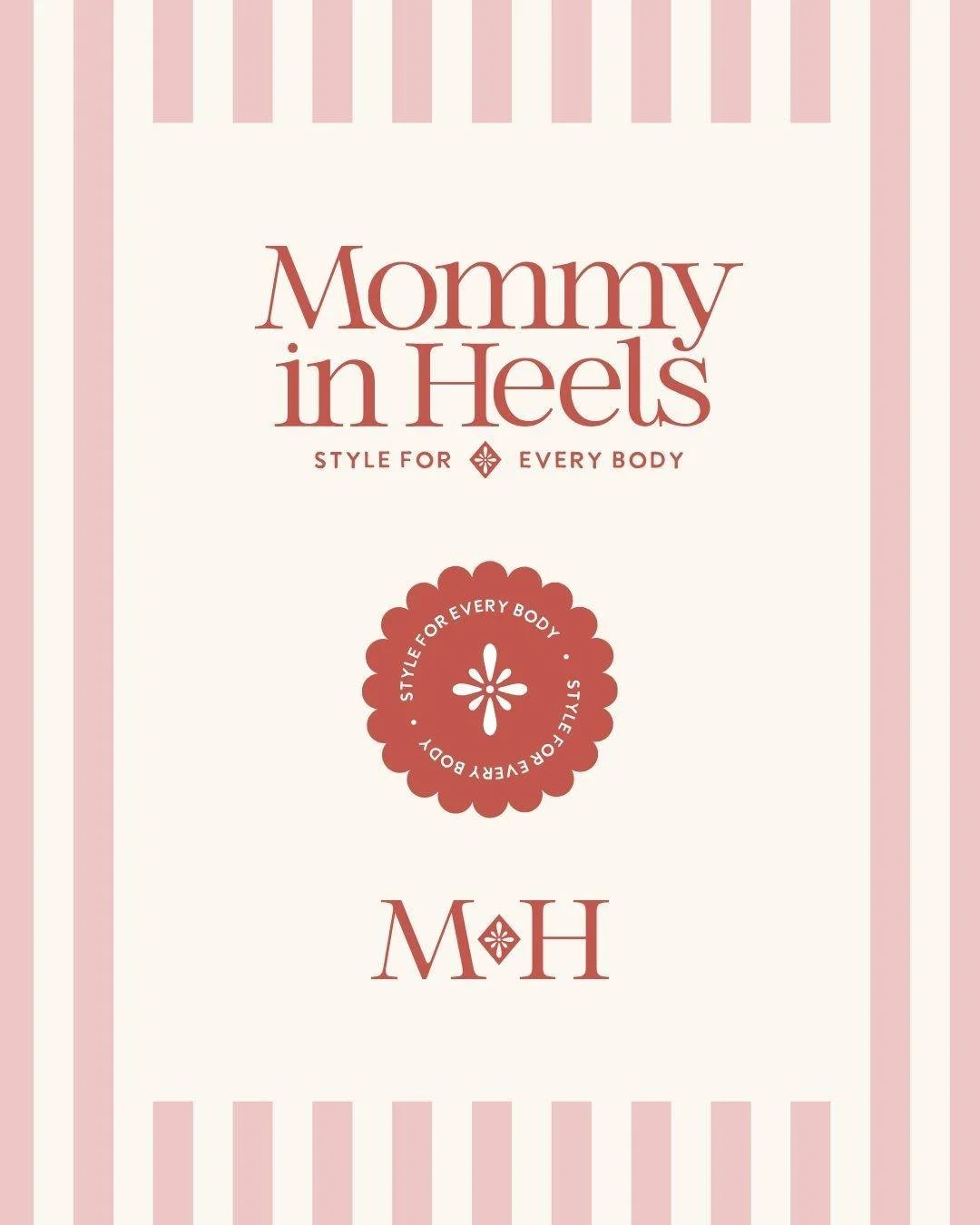 When your message is this powerful, your branding should be too!

Mommy in Heels came to us five years ago with a mission that's as refreshing as it is needed: helping women feel stylish, seen, and inspired in the bodies they have right now. Not afte