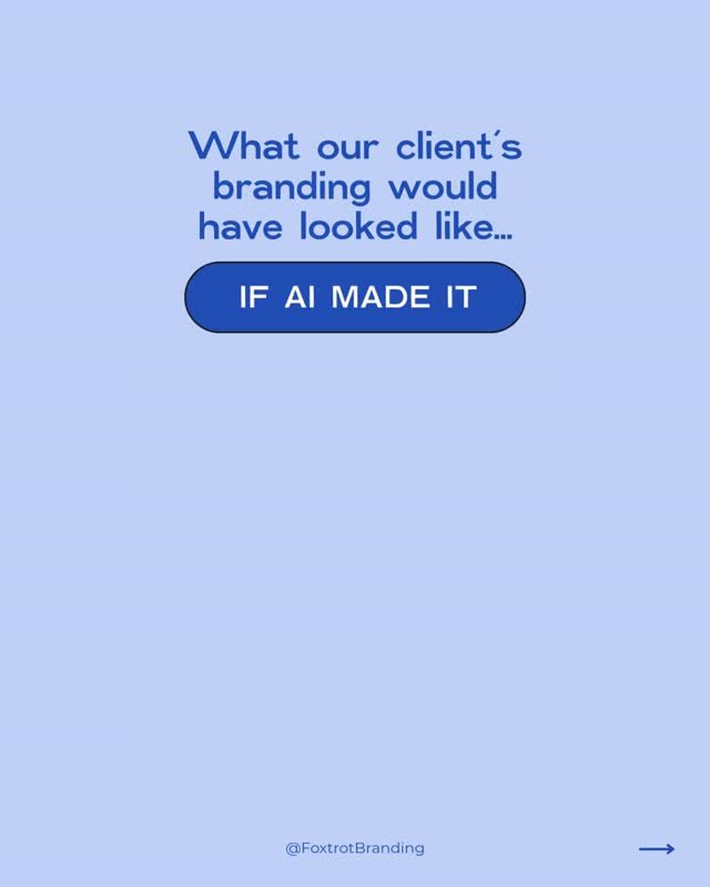 If you've been using an AI-generated logo or branding, we understand that it's less expensive and less time-consuming than working with a professional designer.

Consider this your gentle reminder that while AI can technically hold you over until you