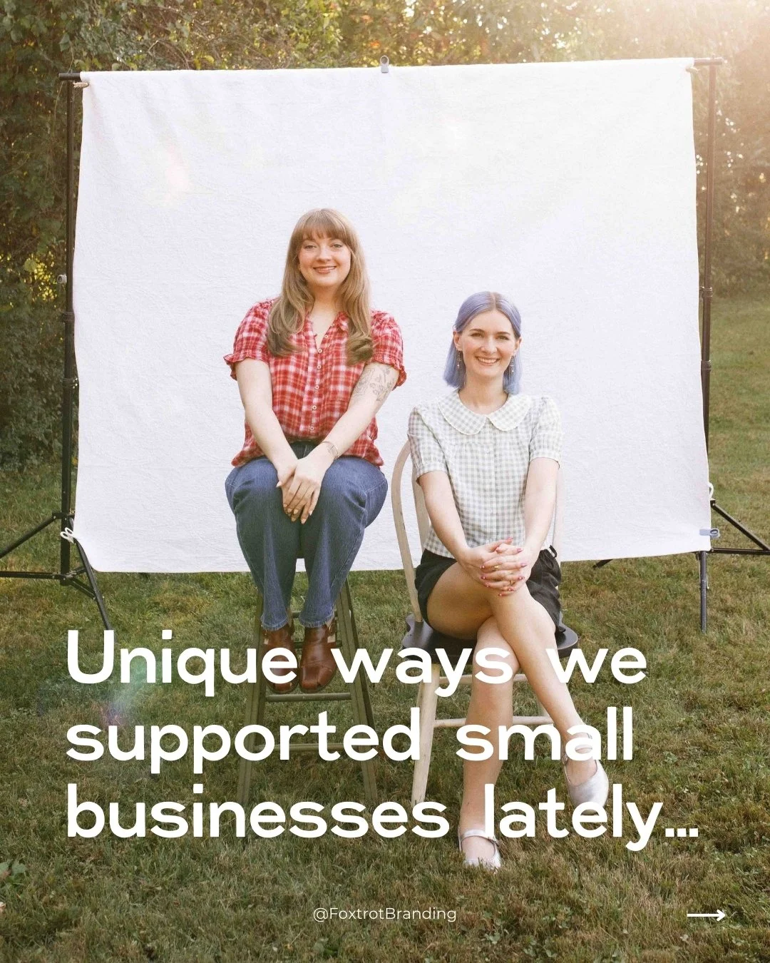 We offer more than just branding and web design &mdash;We can support your small business, whether you're a new or returning client, with an array of services.

Need design support with something on your never-ending to-do list? We're here to help 🧡