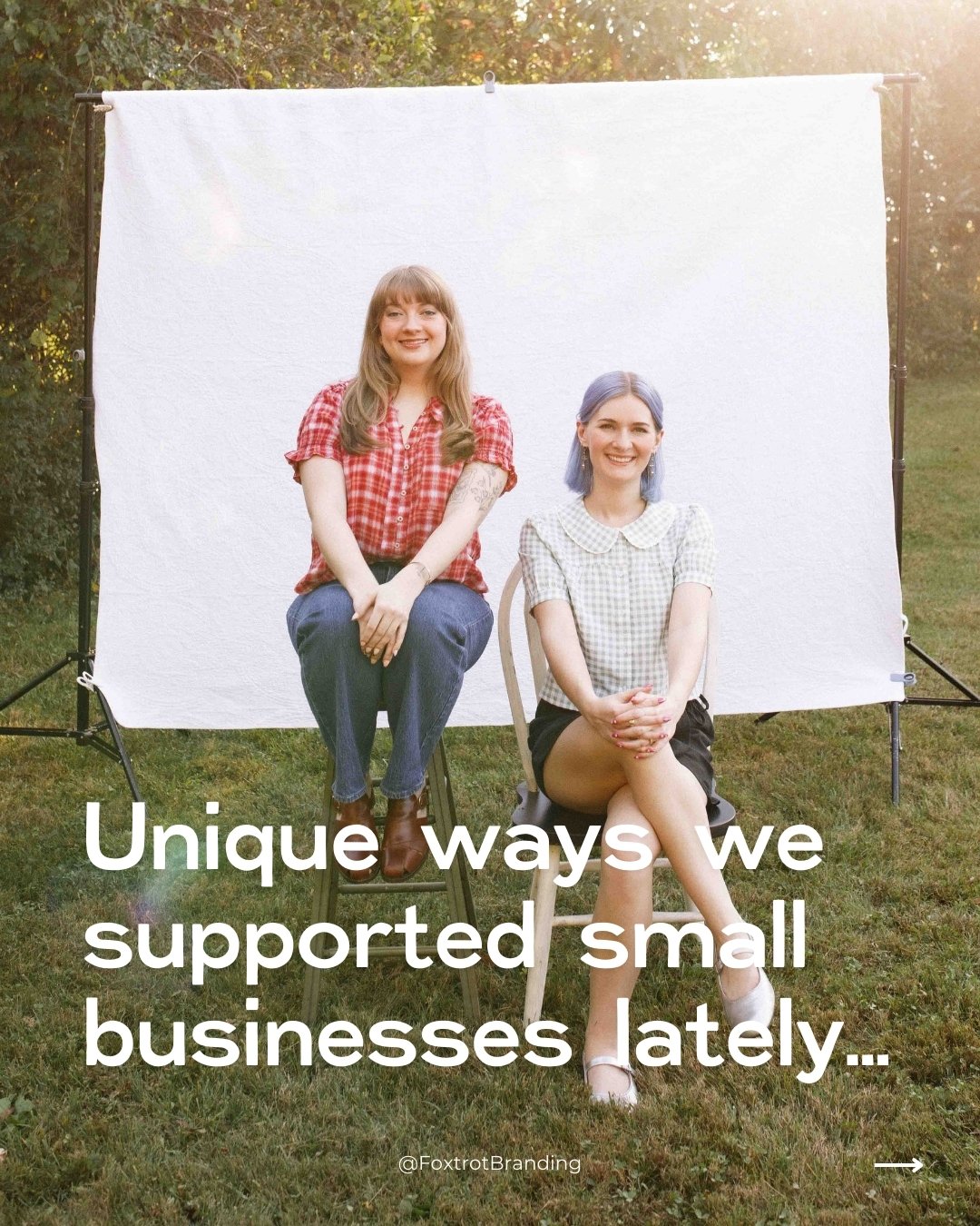 We offer more than just branding and web design &mdash;We can support your small business, whether you're a new or returning client, with an array of services.

Need design support with something on your never-ending to-do list? We're here to help 🧡