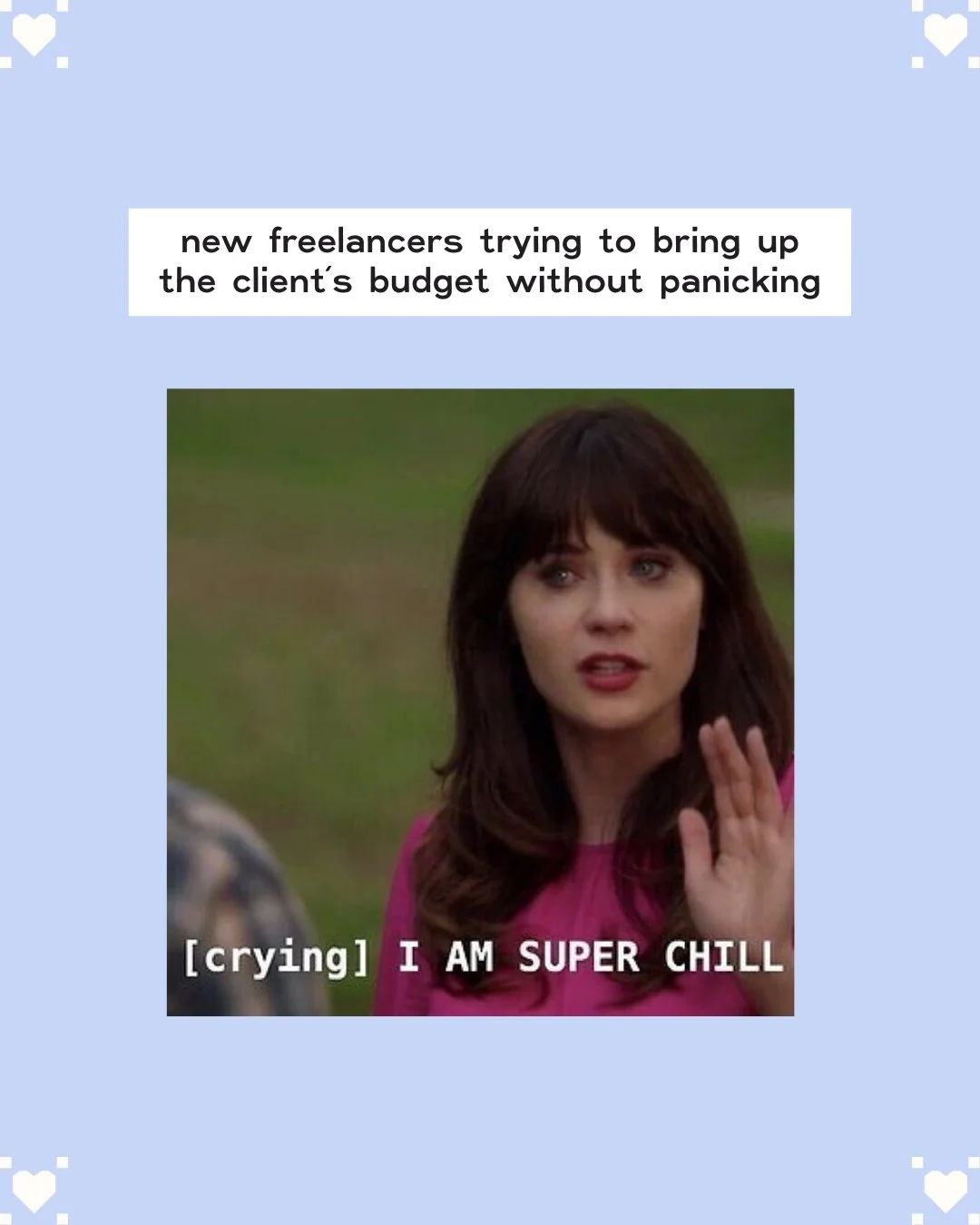 POV: You're trying to figure this freelancing thing out on your own 😭

If any part of this post is unfortunately relatable, stay tuned --We're dropping something next week to help you out of the freelancer trenches (3/9) 👀

#branddesigner #webdesig