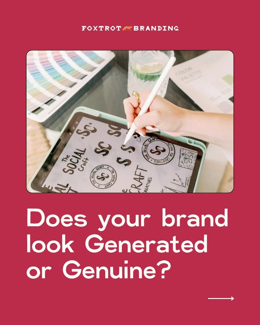 What signal is your brand sending?

At Foxtrot Branding, we believe small businesses deserve designs that work as hard as their founders do. 

❌ You don't need just a logo that looks like it could belong to anyone. 

✅ You need something thoughtful, 