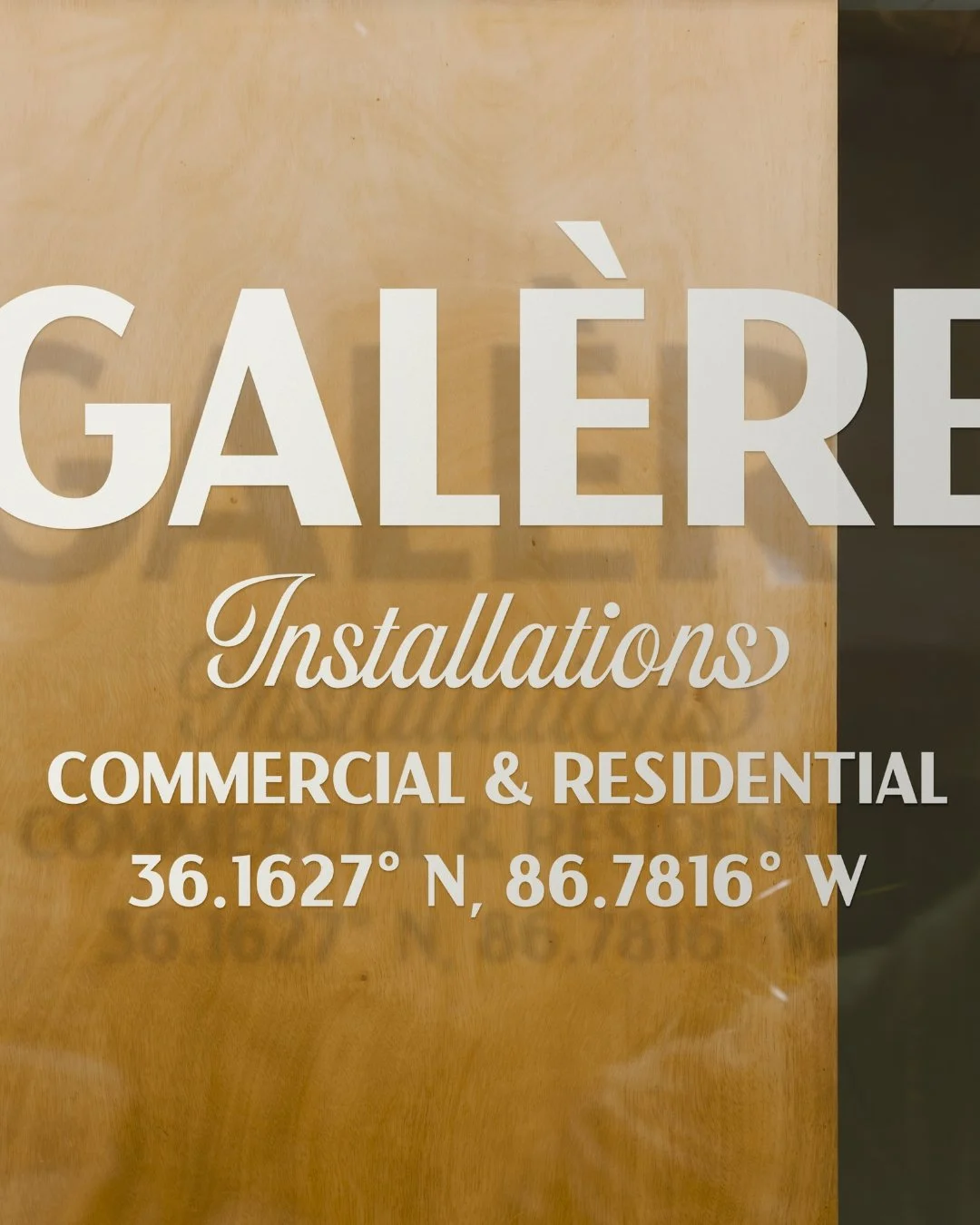 logo mockup on window image