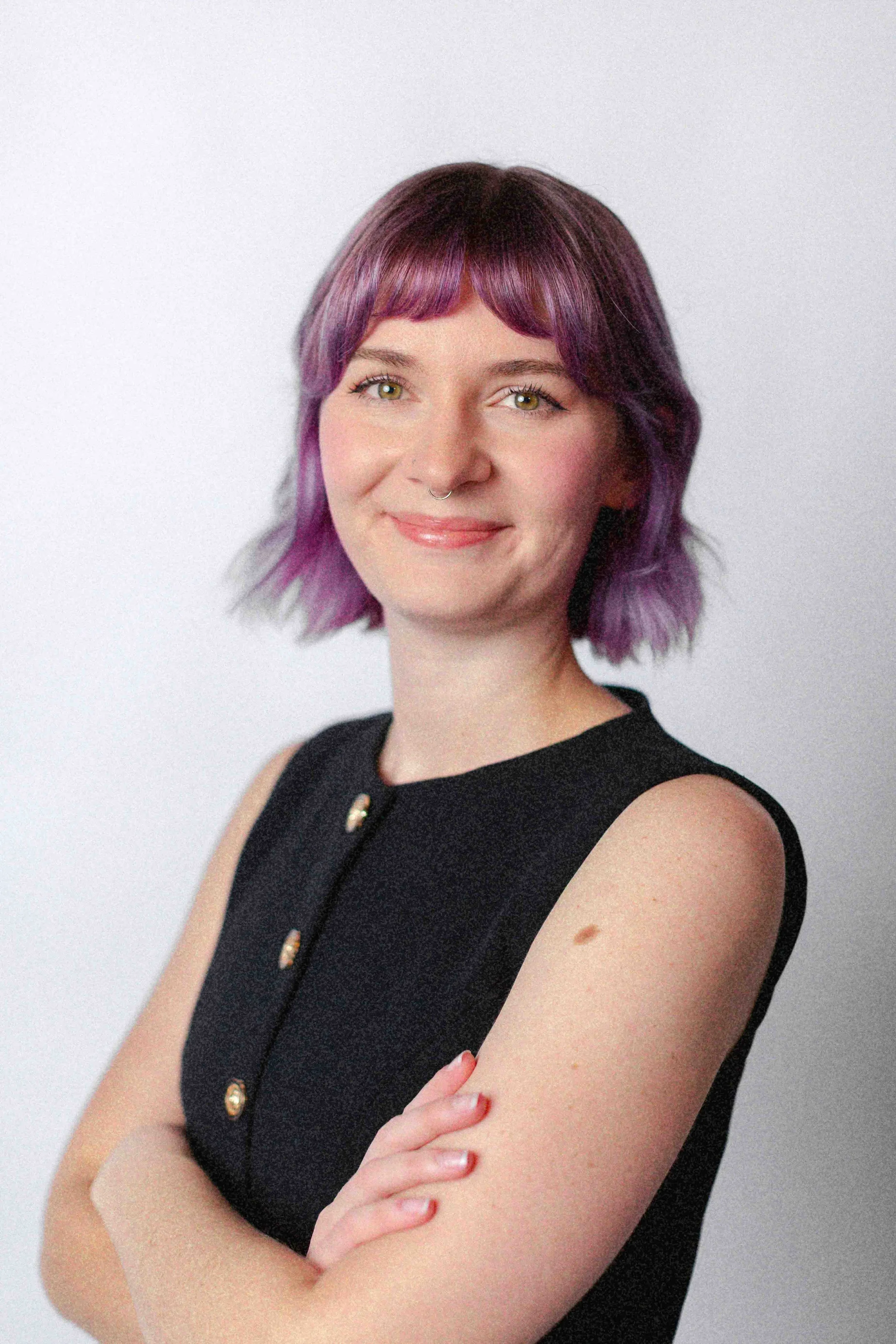Headshot of Cassidy Phillips, cofounder and lead web designer of Foxtrot Branding Design Studio