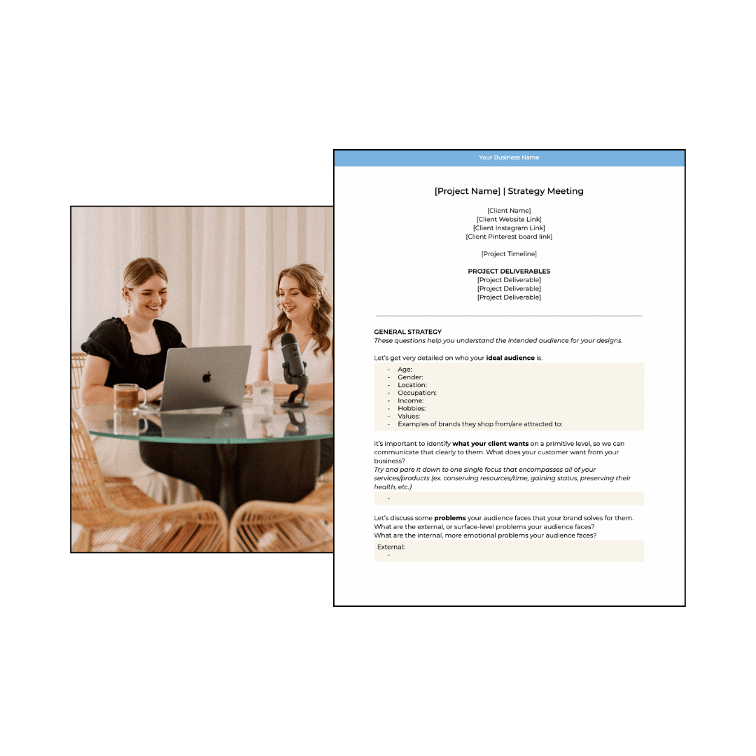 Full service project process image examples