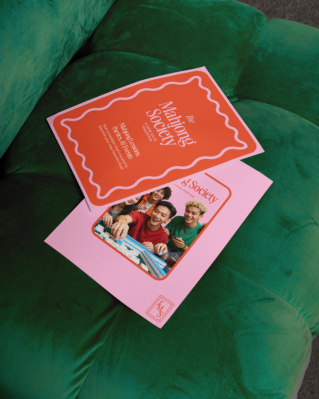 event posters for Mahjong event