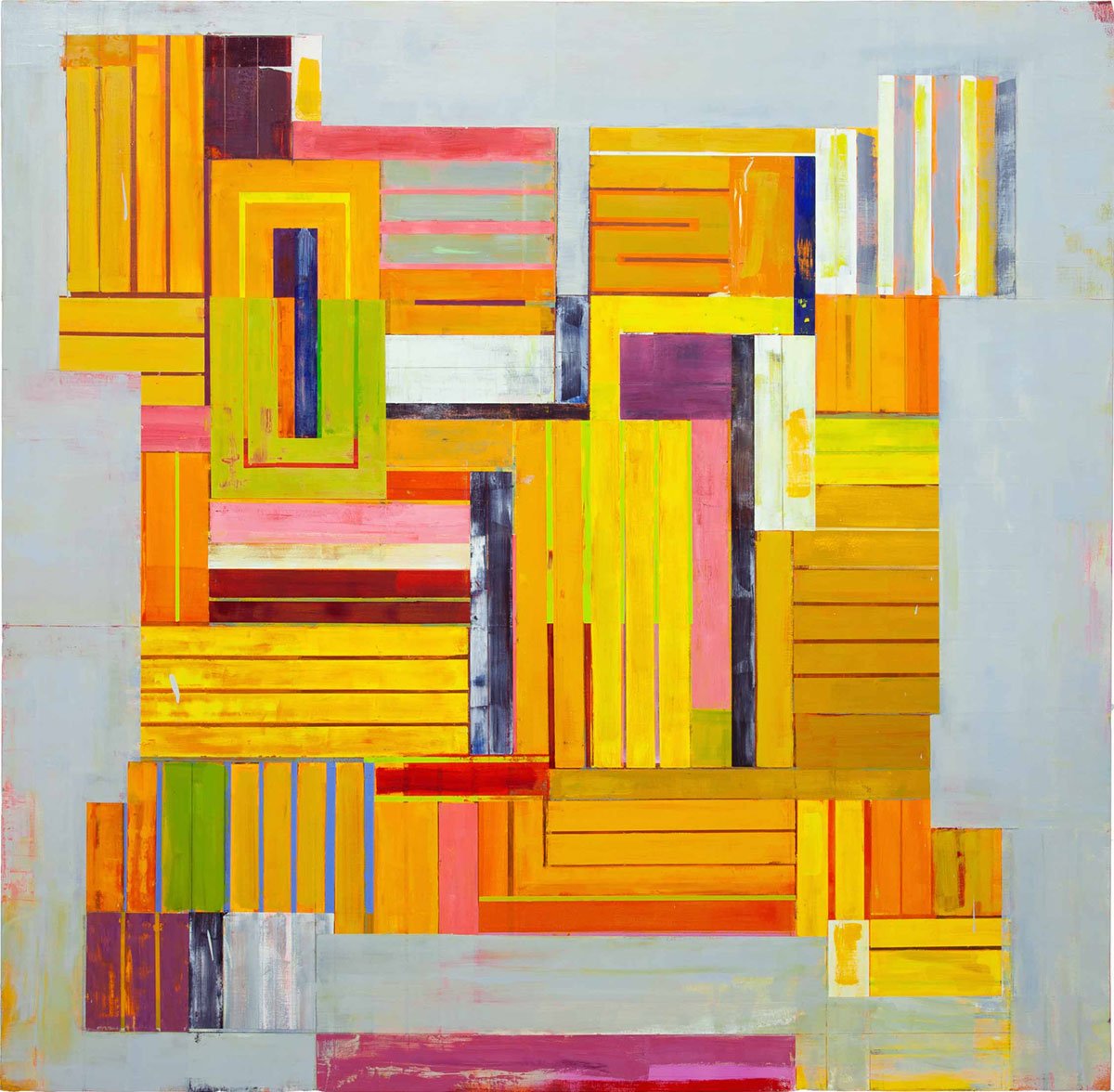  Lloyd Martin   Margin  (2021)  Oil on canvas, 72” x 72” 