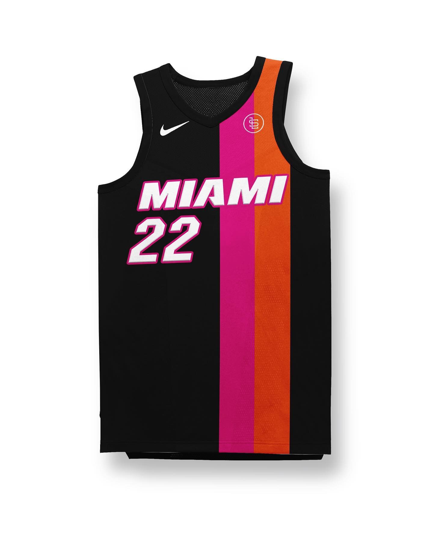 Miami Heat jersey redesign I made (ig Lucsdesign91), doing all the