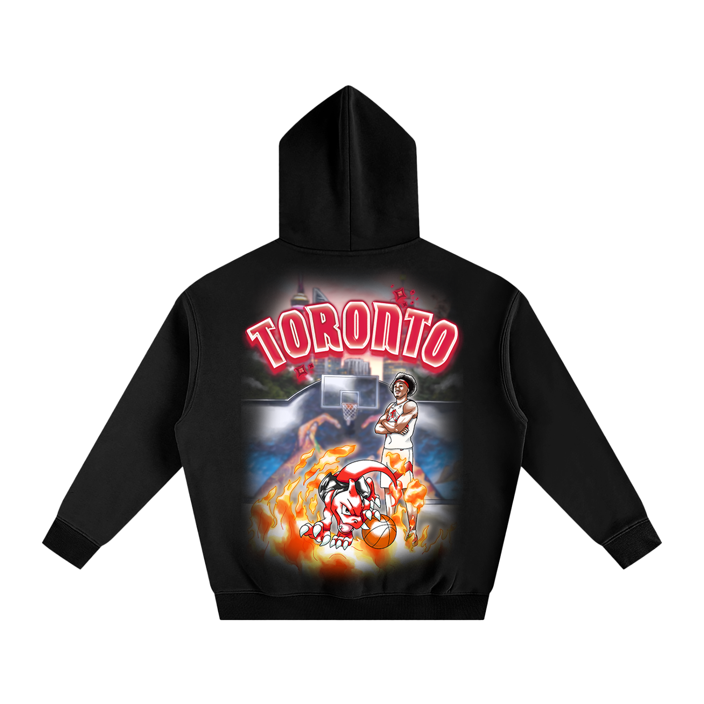 Toronto Art Basketball Hoodie