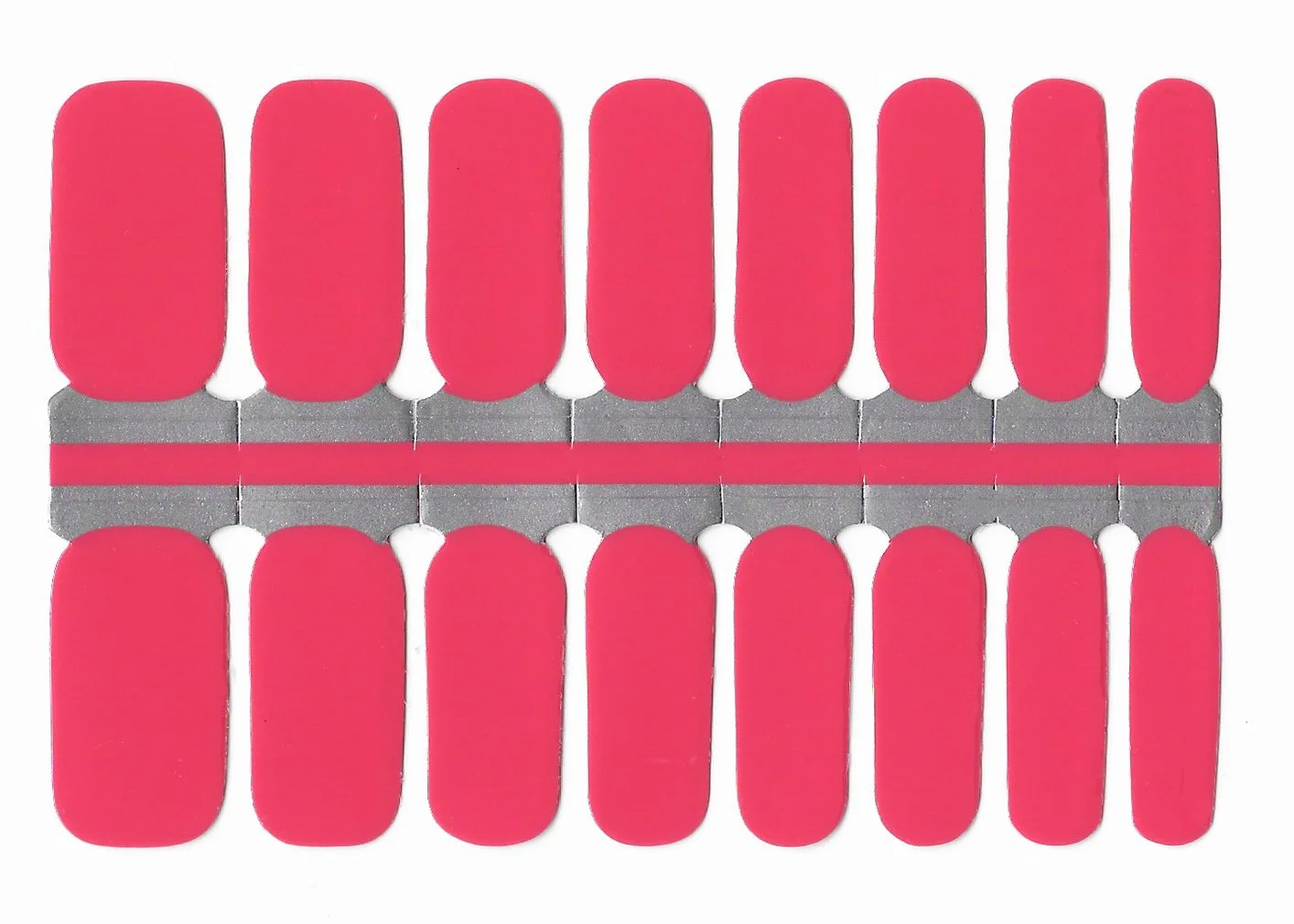 Neon Pink Nail Wrap — StickyFix Nails No Mess Nail Art