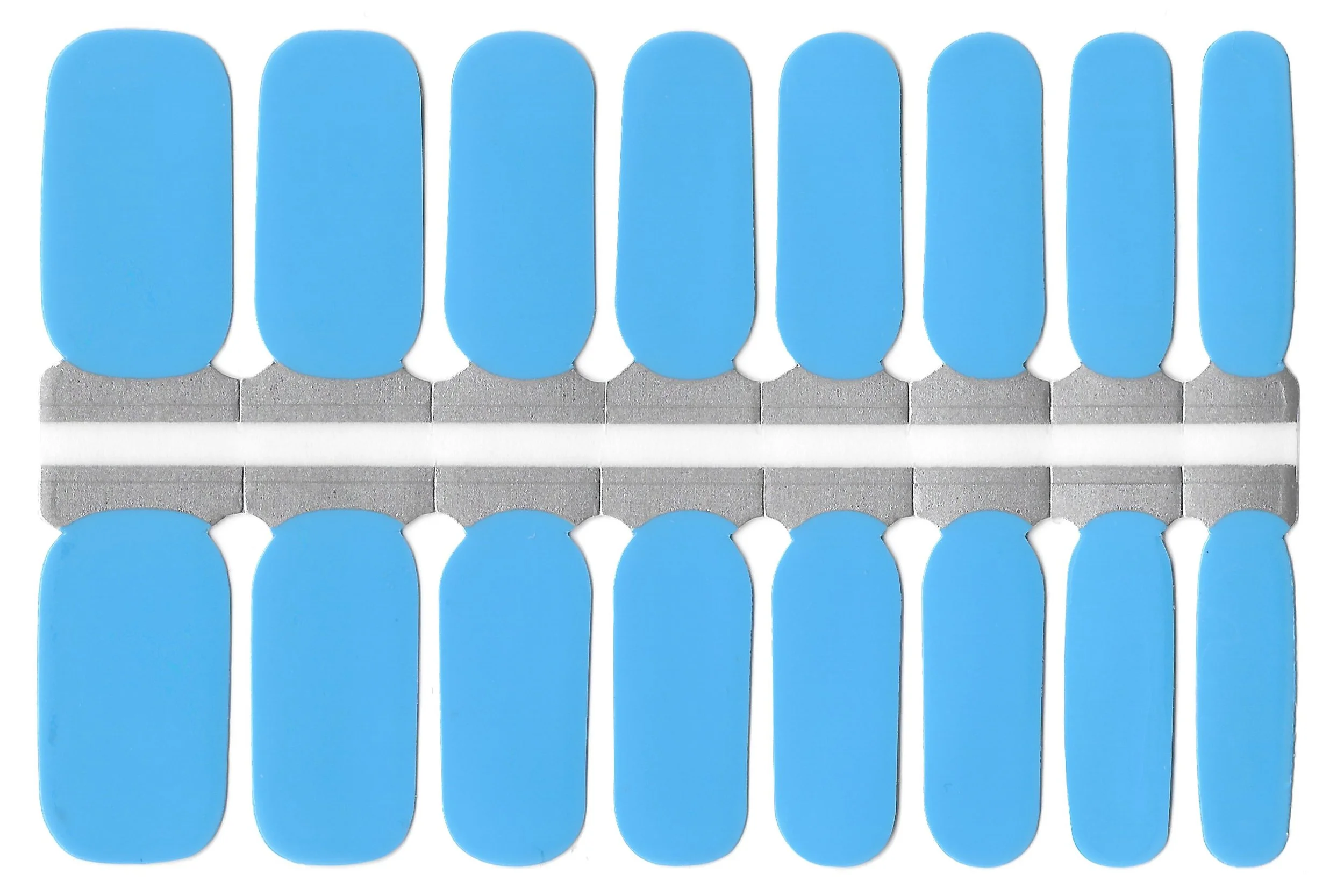 Sky Blue: Bright Fresh Friendly Sky Nail Wraps — StickyFix Nails No ...