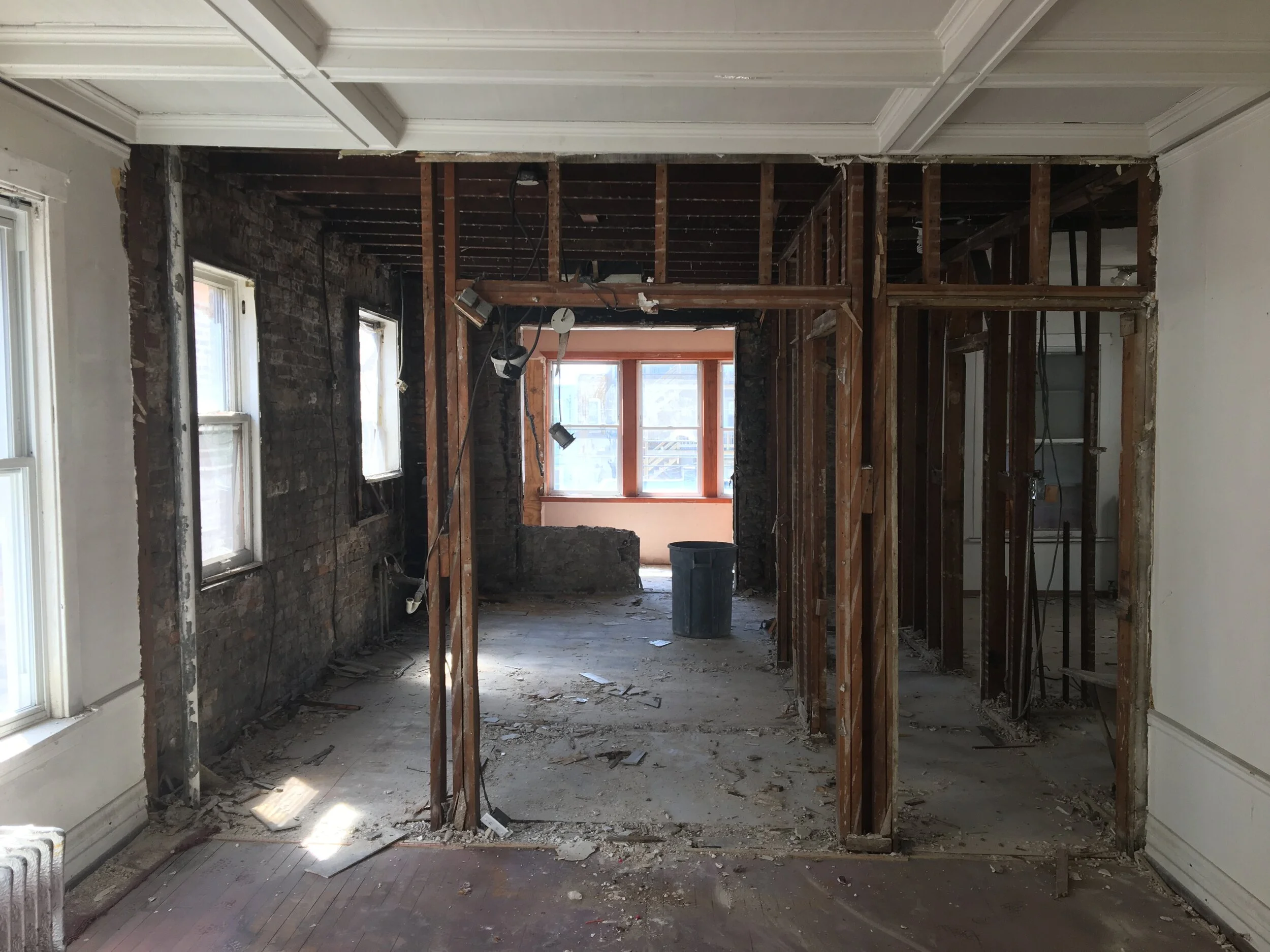 2nd Floor Dining into Kitchen