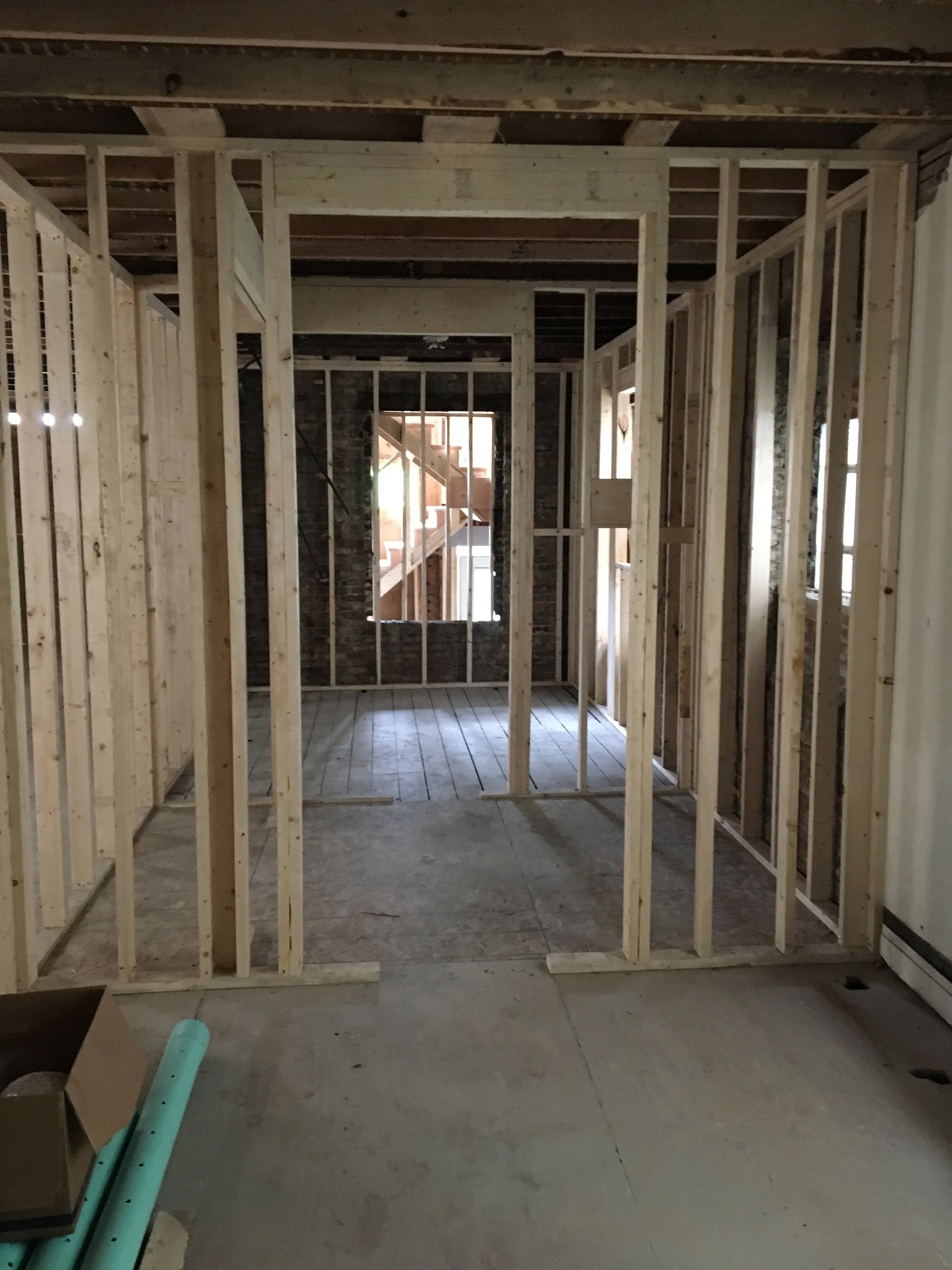 1st Floor Bedroom into Clostet & Master Bath