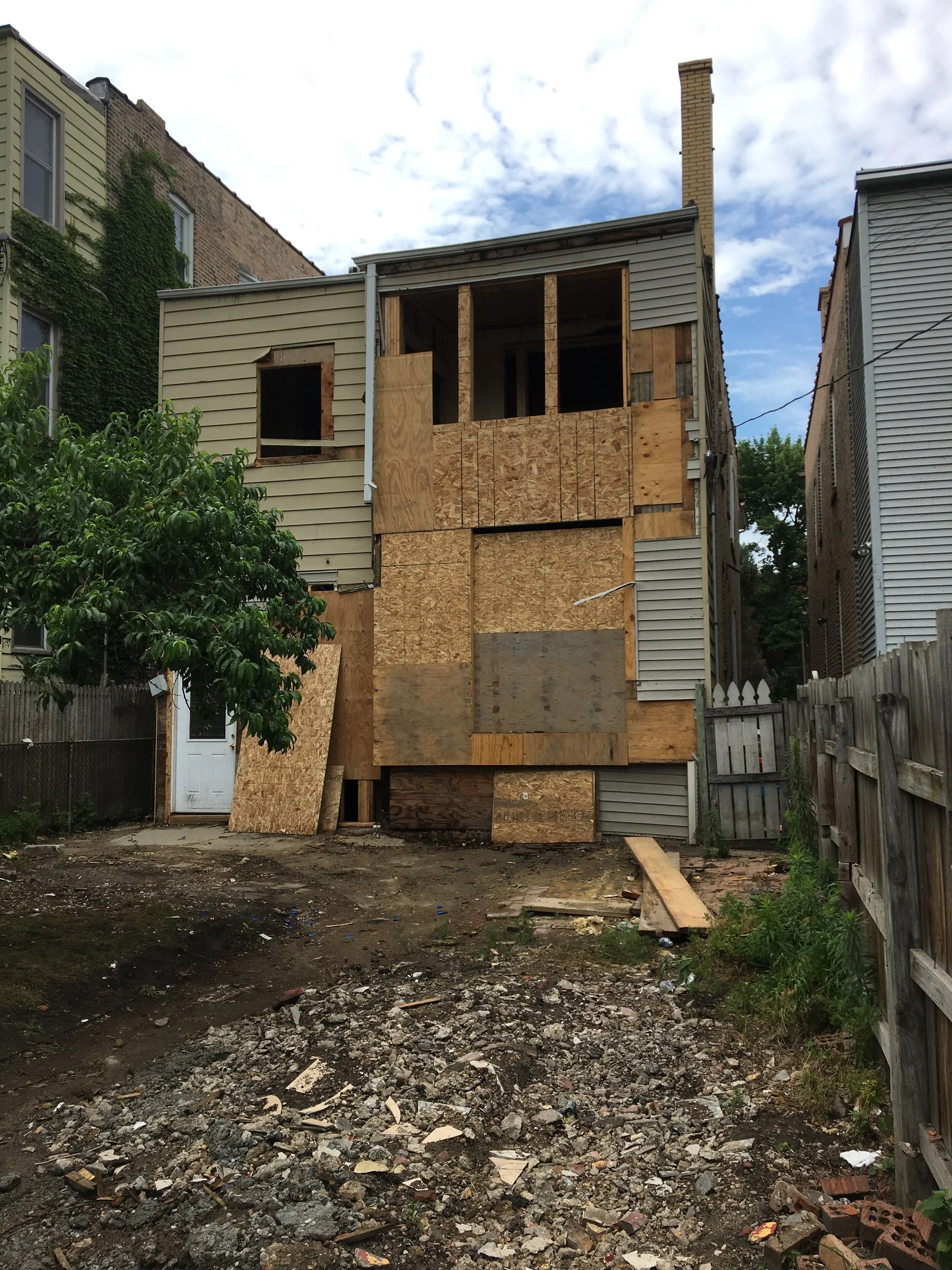 Back of home