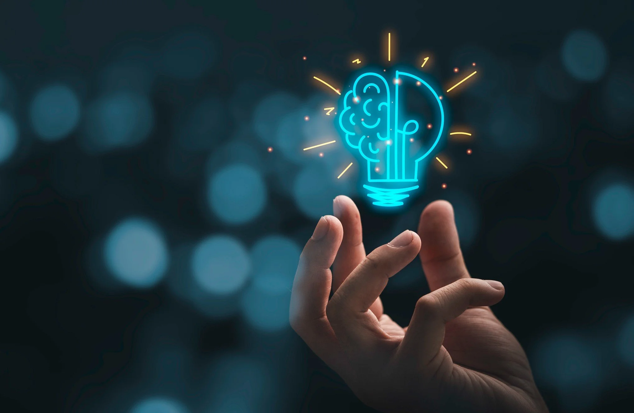 A inovação é o resultado da união e compartilhamento de conhecimentos.