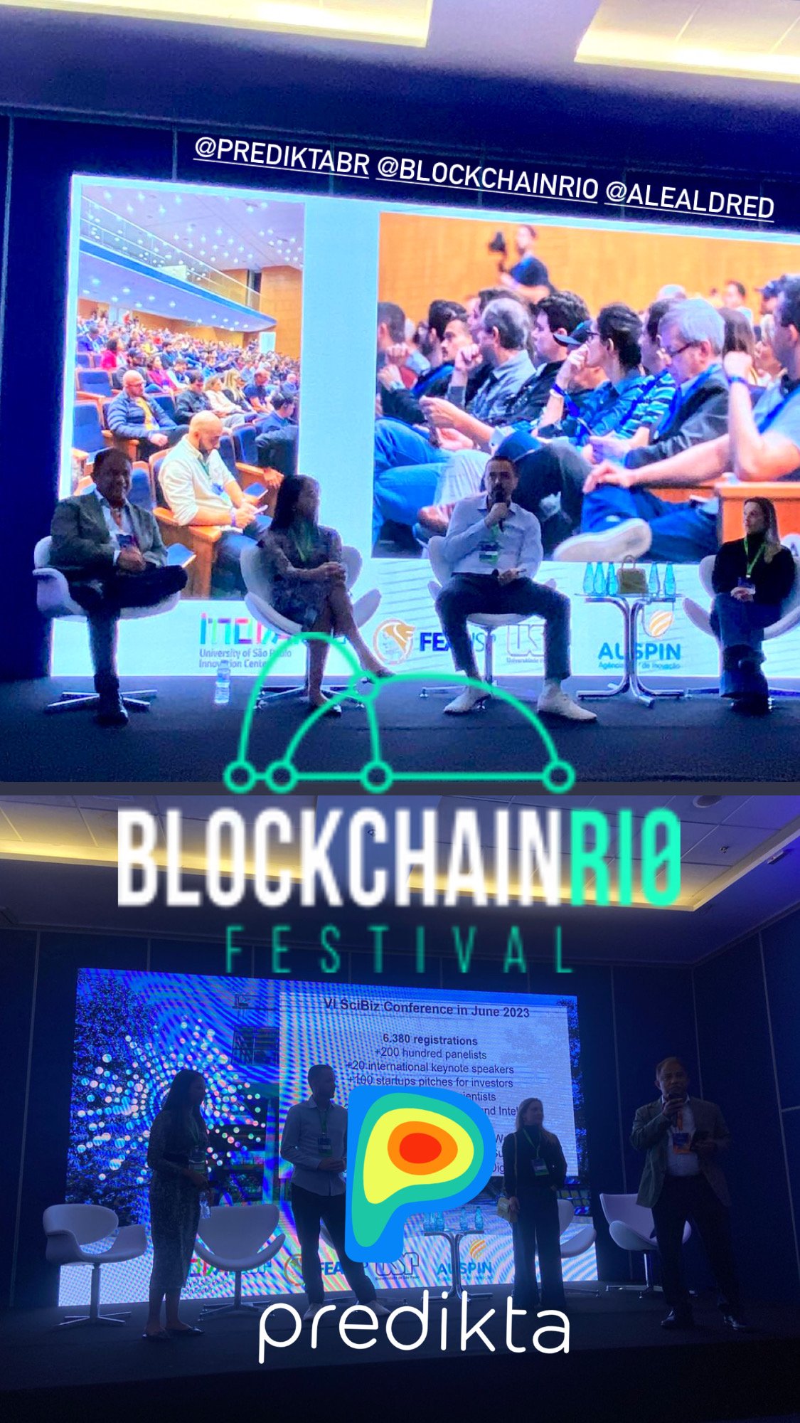 Predikta esteve presente no evento de Blockchain RIO Festival.