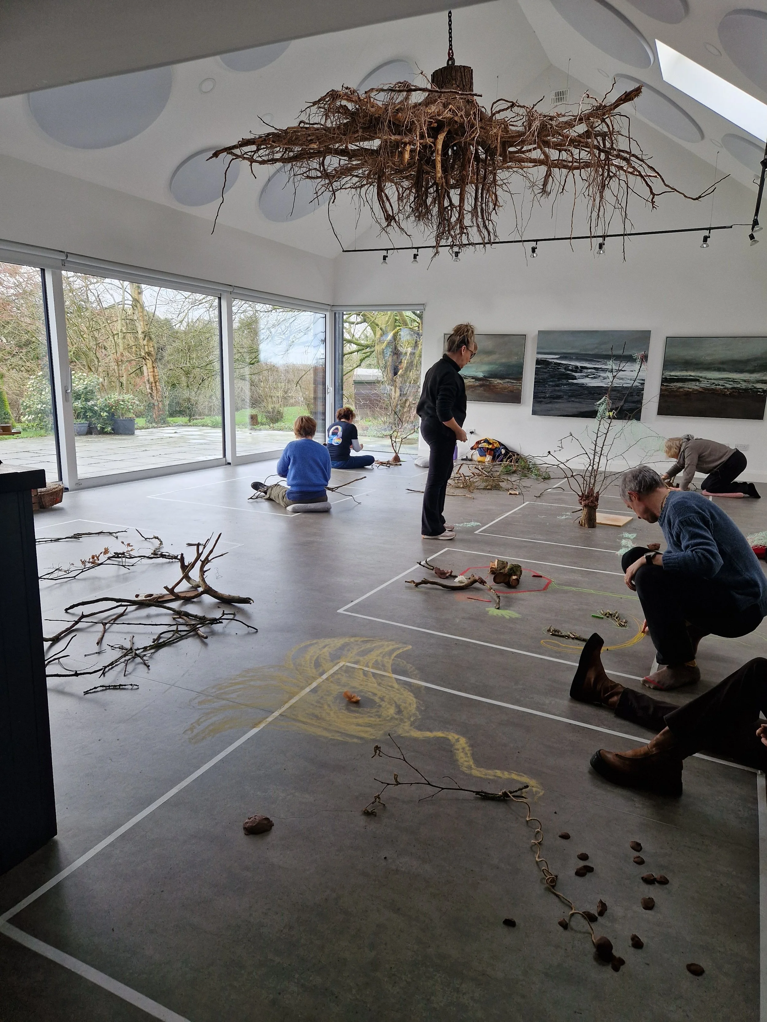 Soearth Eco Art Therapy Weekend.  Back to Our Roots : A Creative Exploration