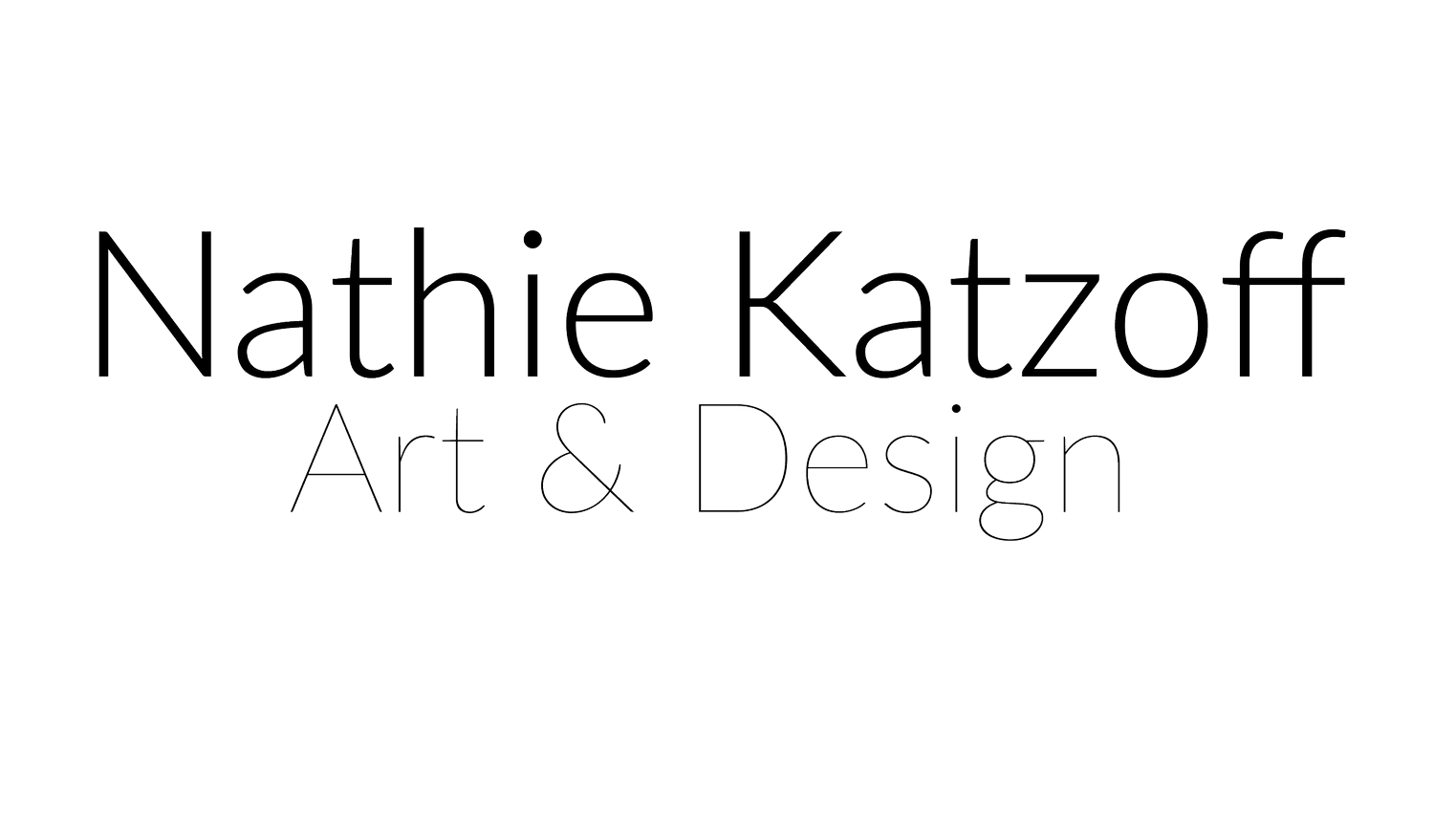 Nathie Katzoff Art &amp; Design 