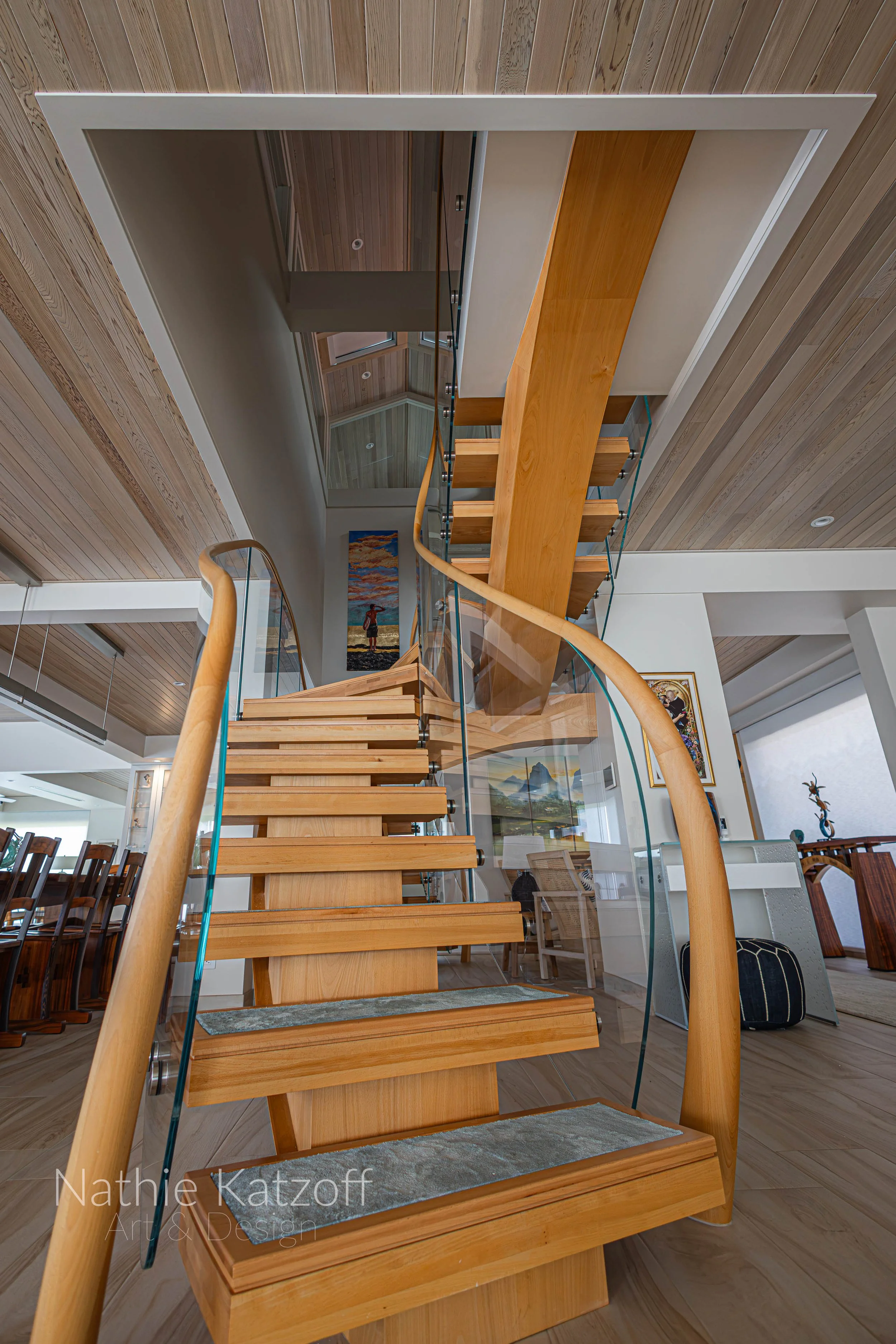 Double Floating Stair