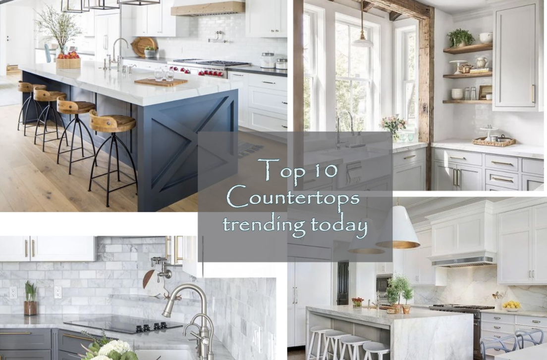 Top 10 Countertops Trending Today — COASTAL DECOR + DESIGN Monmouth Beach, NJ FullService