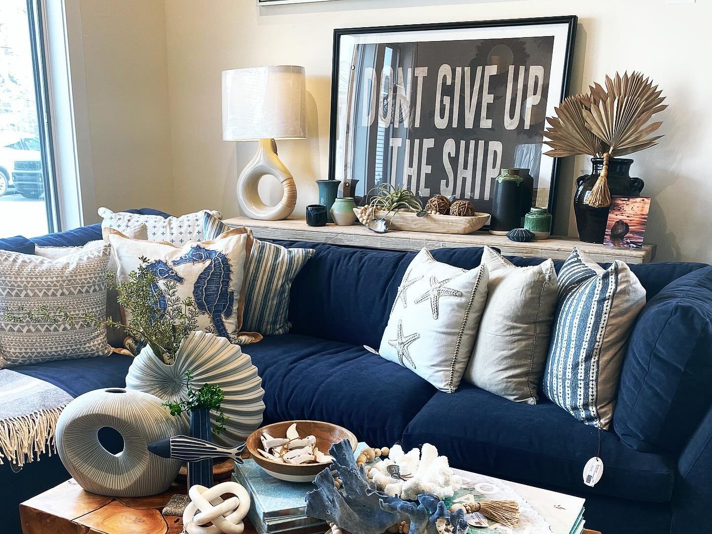 Who else is ready for some warm and sunny weather? 
Hopefully we can brighten your day with some beautiful textural and very coastal pillows and runners. 

.
#CoastalDecor #CoastalLiving  #MonmouthBeachNJ #MonmouthCountyDesigner #CoastalPillows #MyCo