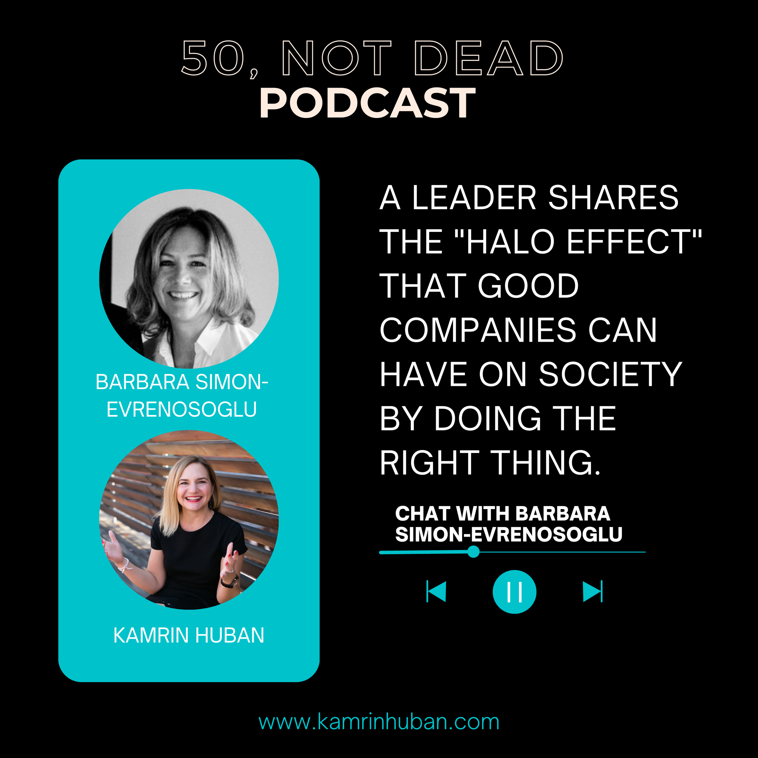 50, NOT DEAD EPISODE 16: Barbara Simon-Evrenosoglu