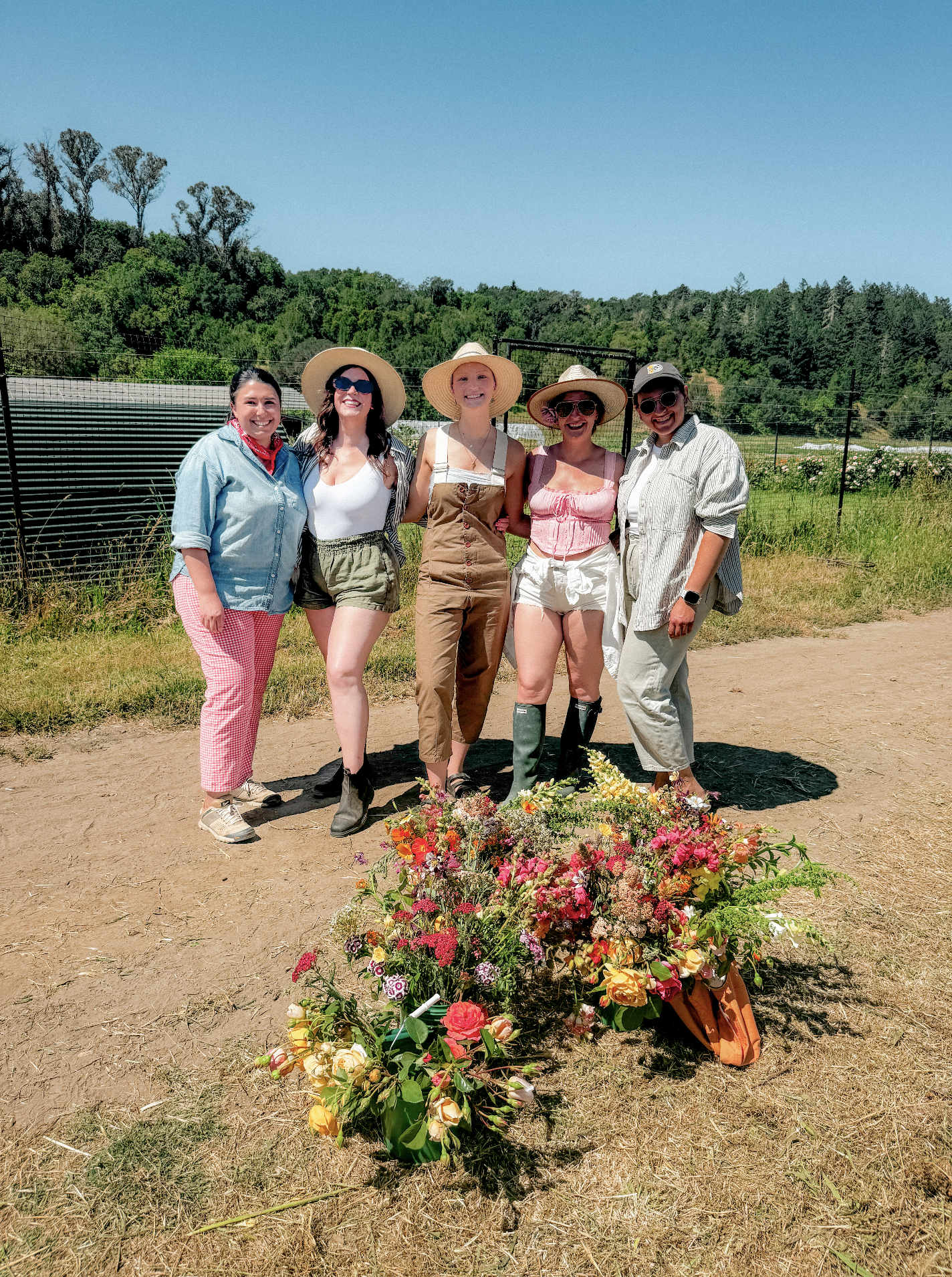 Picking Flowers at Front Porch Farm