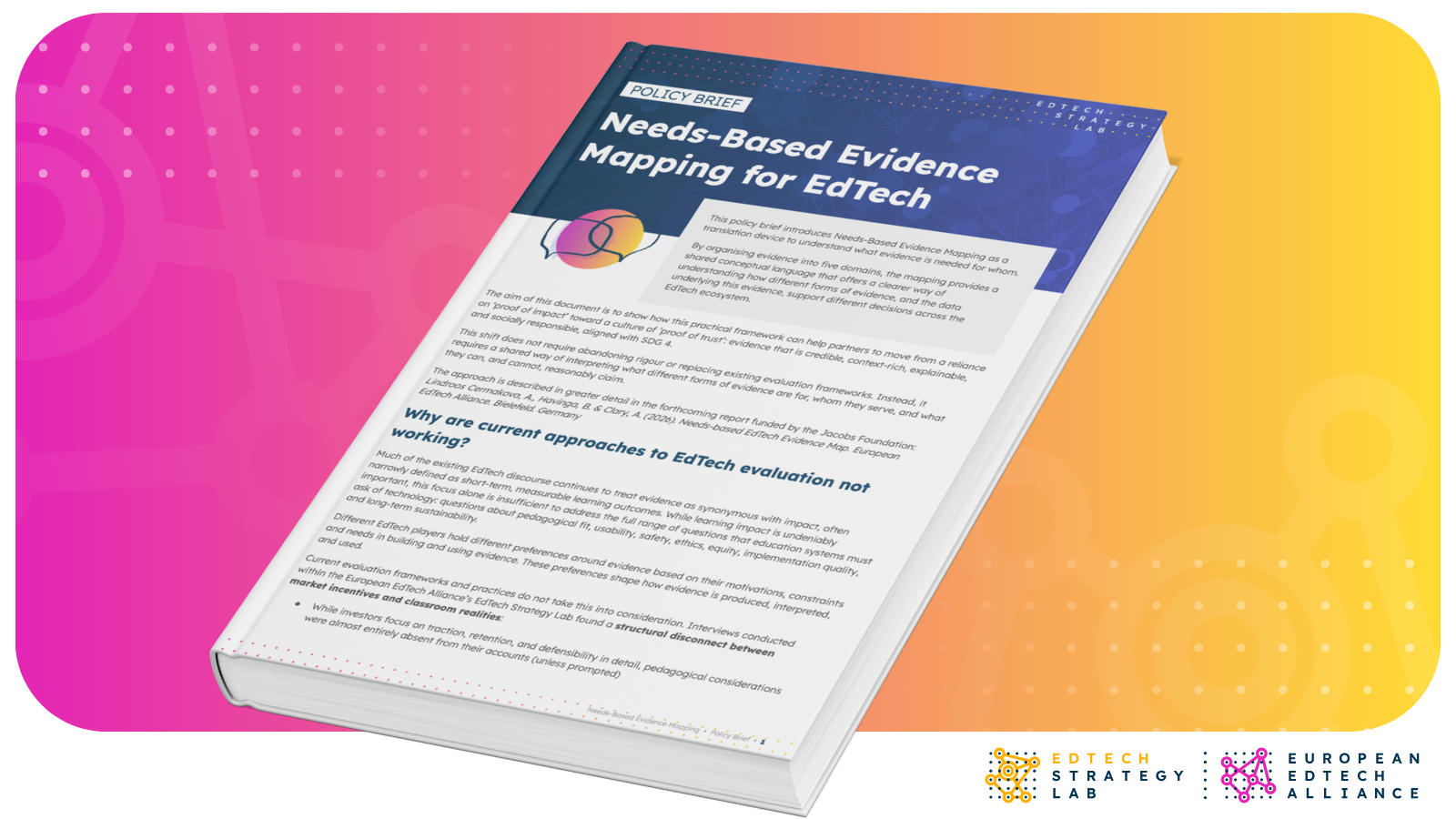Policy Brief: Needs-Based Evidence Mapping for EdTech