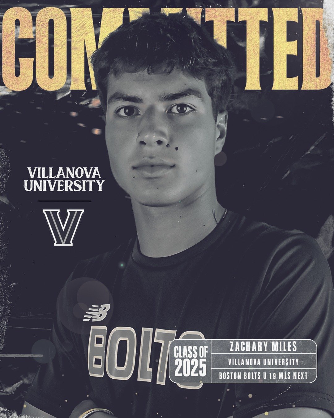 Next up in our College Commitment Series, we'd like to celebrate Zach Miles and congratulate him on his recent commitment to play at Villanova ⚡⚽️

Zach has been holding down the backline for our MLS Next teams for years and as part of the class of 2